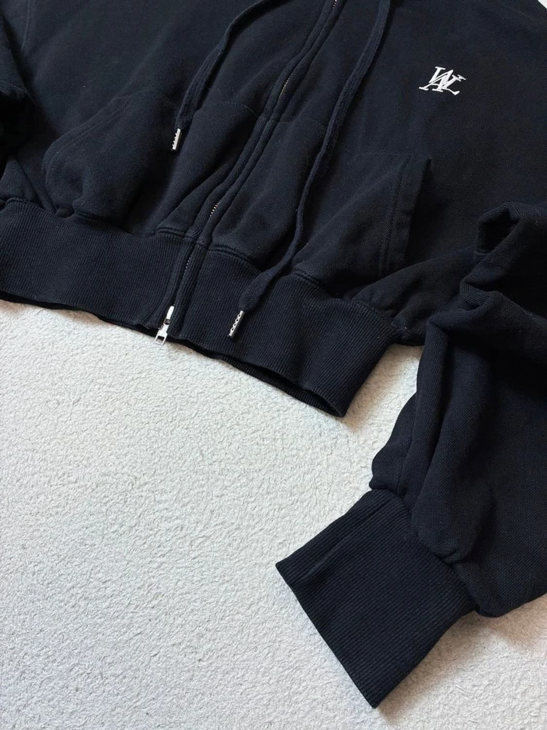 우알롱 21FW 투웨이 시그니처 크롭 후드 집업 PN6959 상품이미지5