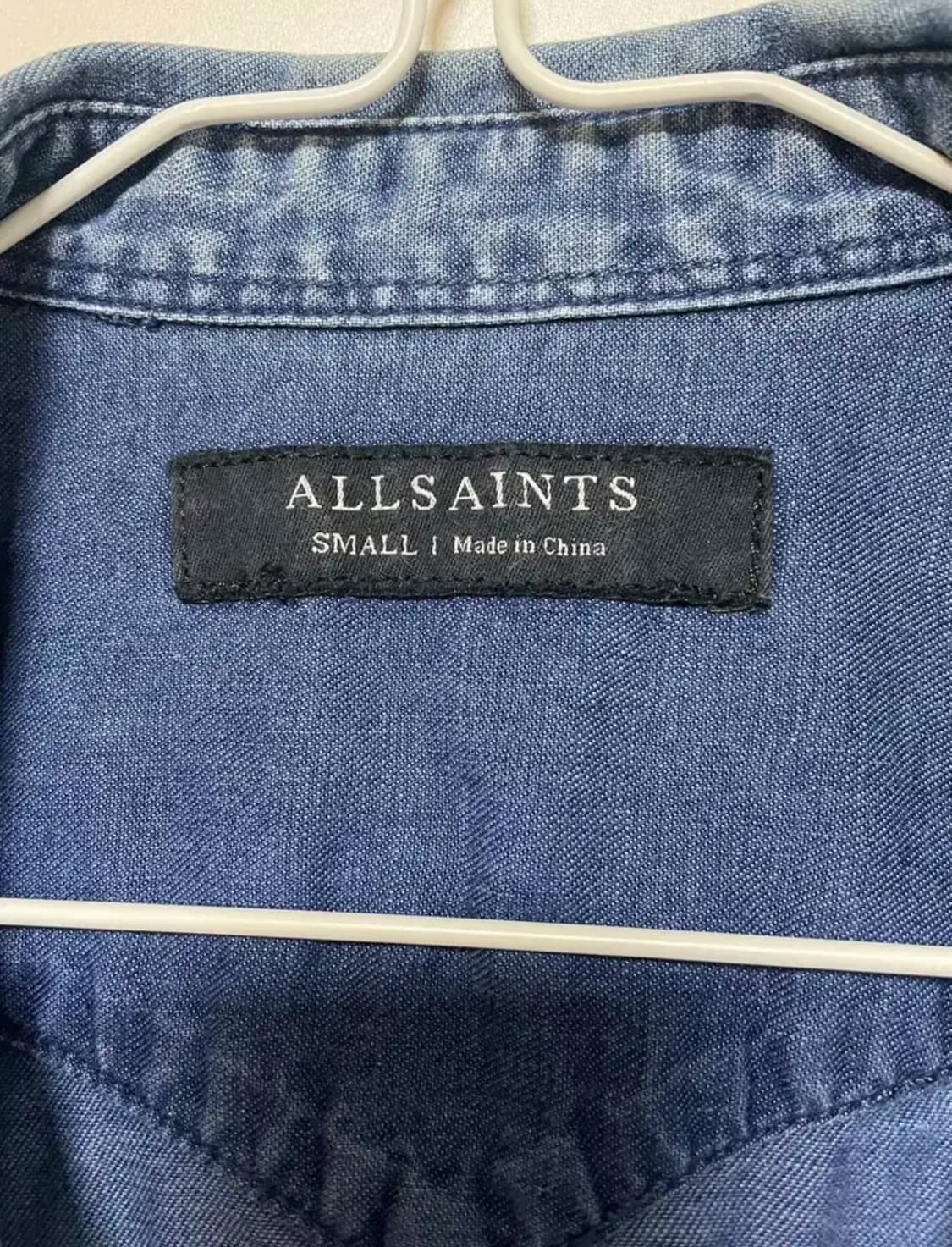 All saints 올세인츠 남성 데님 반팔셔츠 S 사이즈 상품이미지2
