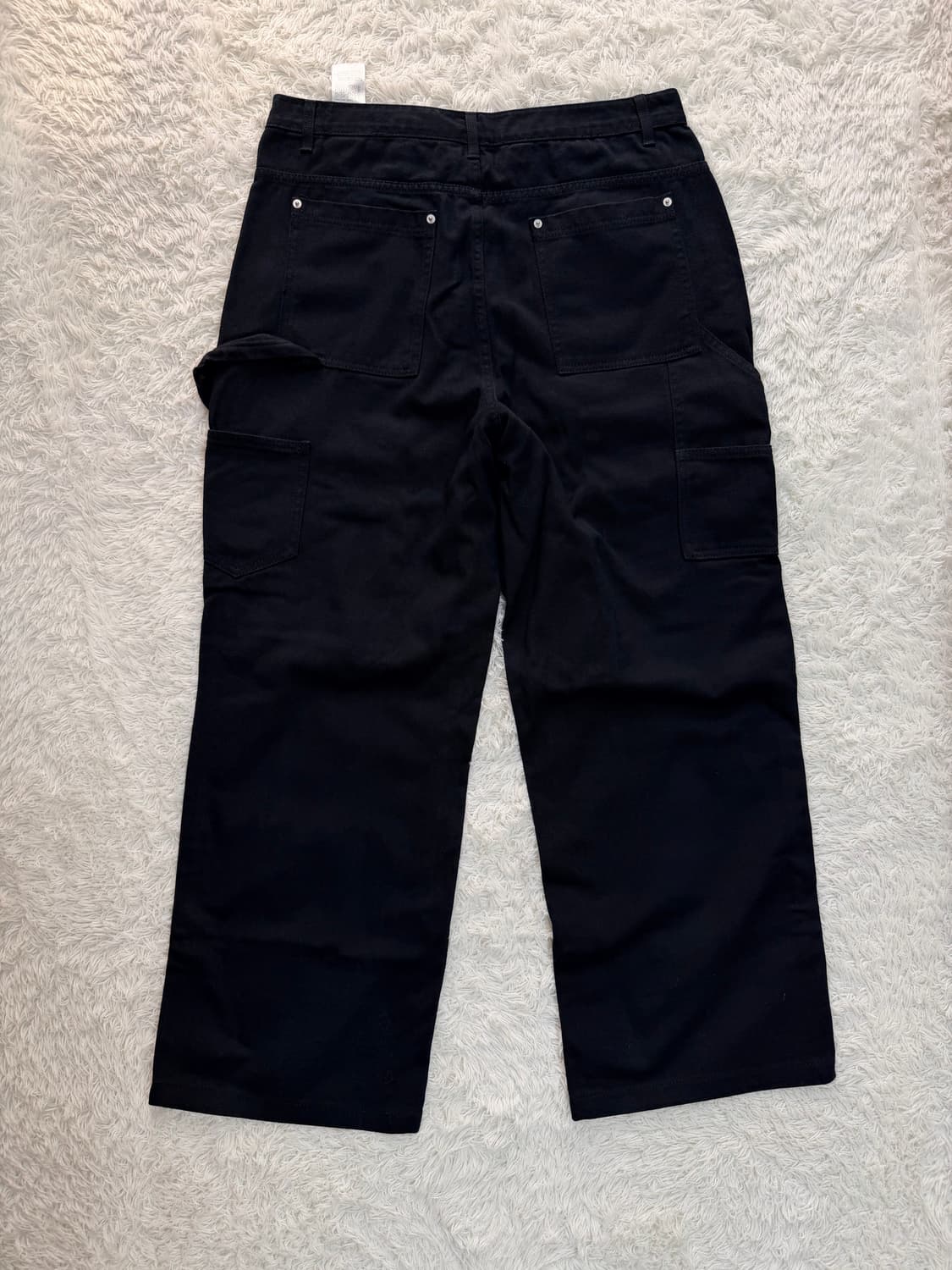 TRAVEL 트래블 카펜터 데님 팬츠 블랙 L 새상품 (34) 상품이미지6