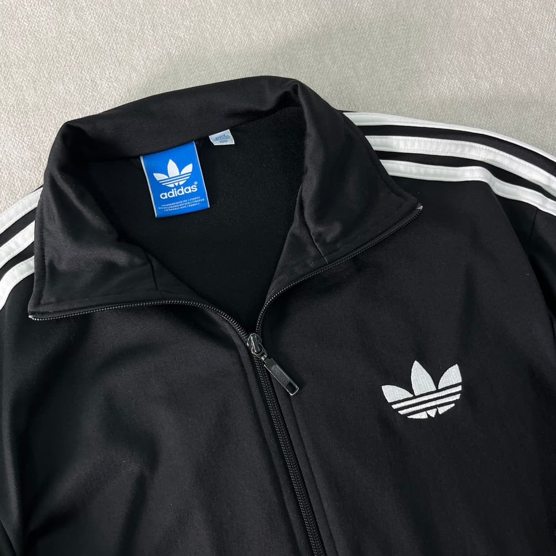 100 아디다스 파이어버드 블랙 트랙탑 져지  상품이미지2