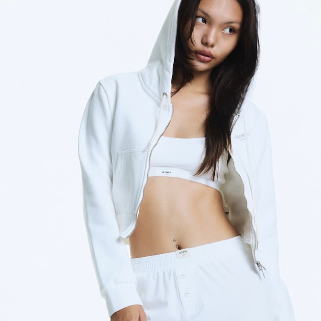 글로니 G crop 후드집업 상품이미지2