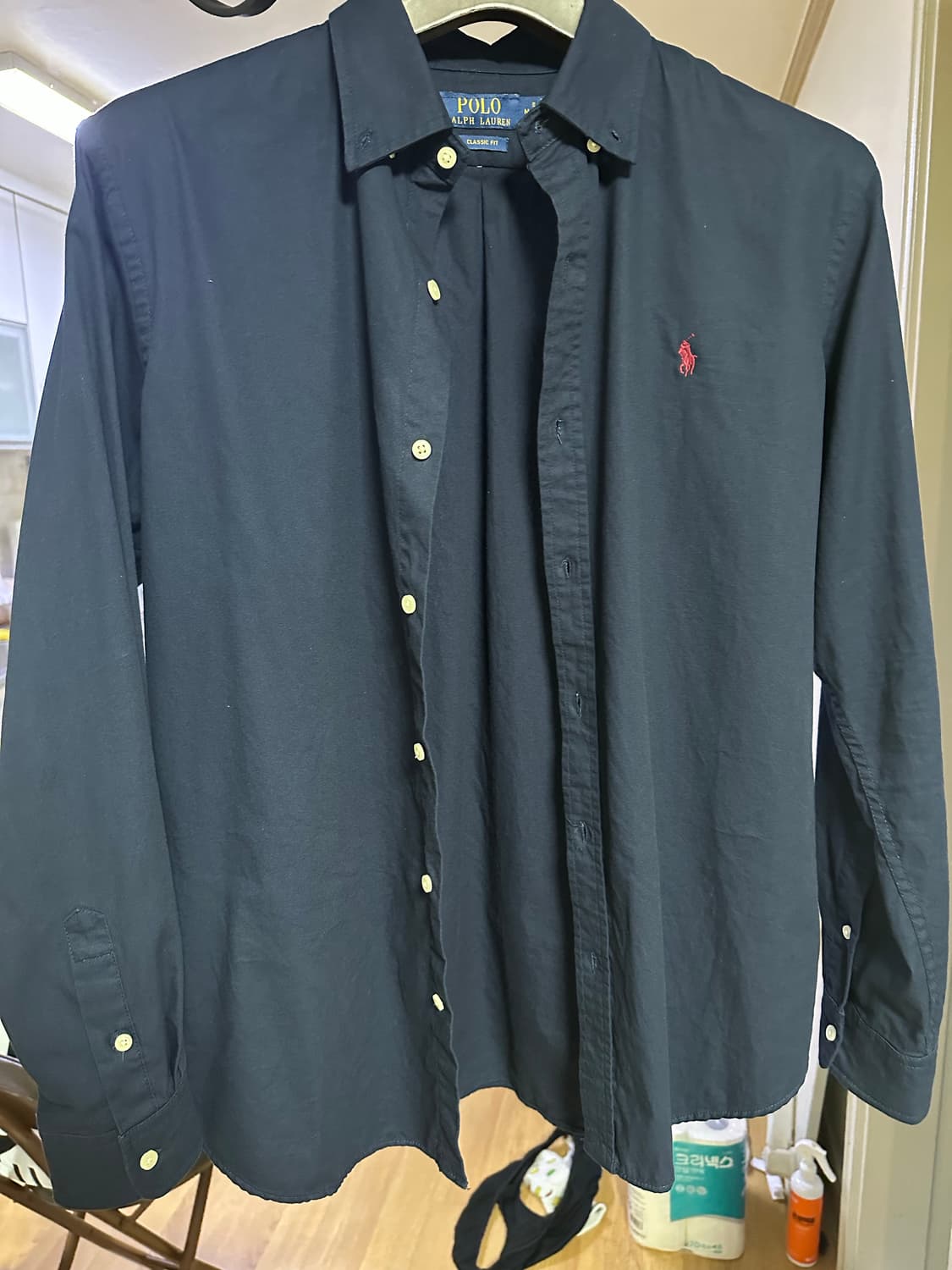 폴로 네이비 옥스포드셔츠 M 상품이미지1
