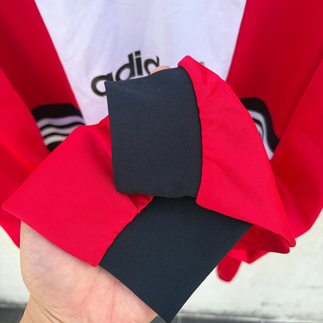 L)일본판 아디다스 X 데상트 90S 올드스쿨 롱슬리브 져지 상품이미지4