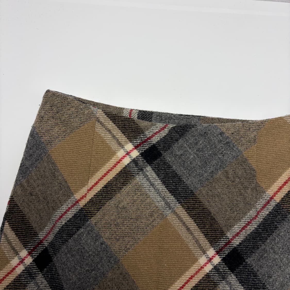 꼼데가르송 울 패턴 스커트 치마 상품이미지2