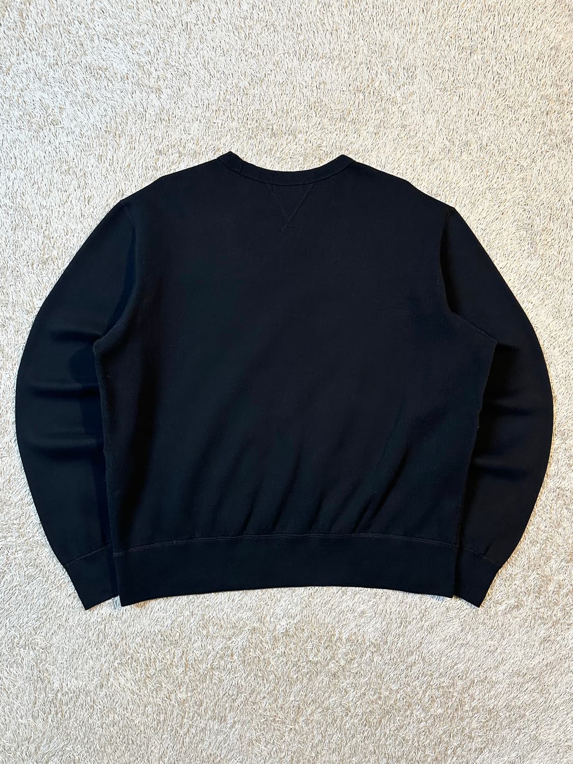 폴로 랄프로렌 신형 QR 레드포니 플리스 맨투맨 블랙 상품이미지3