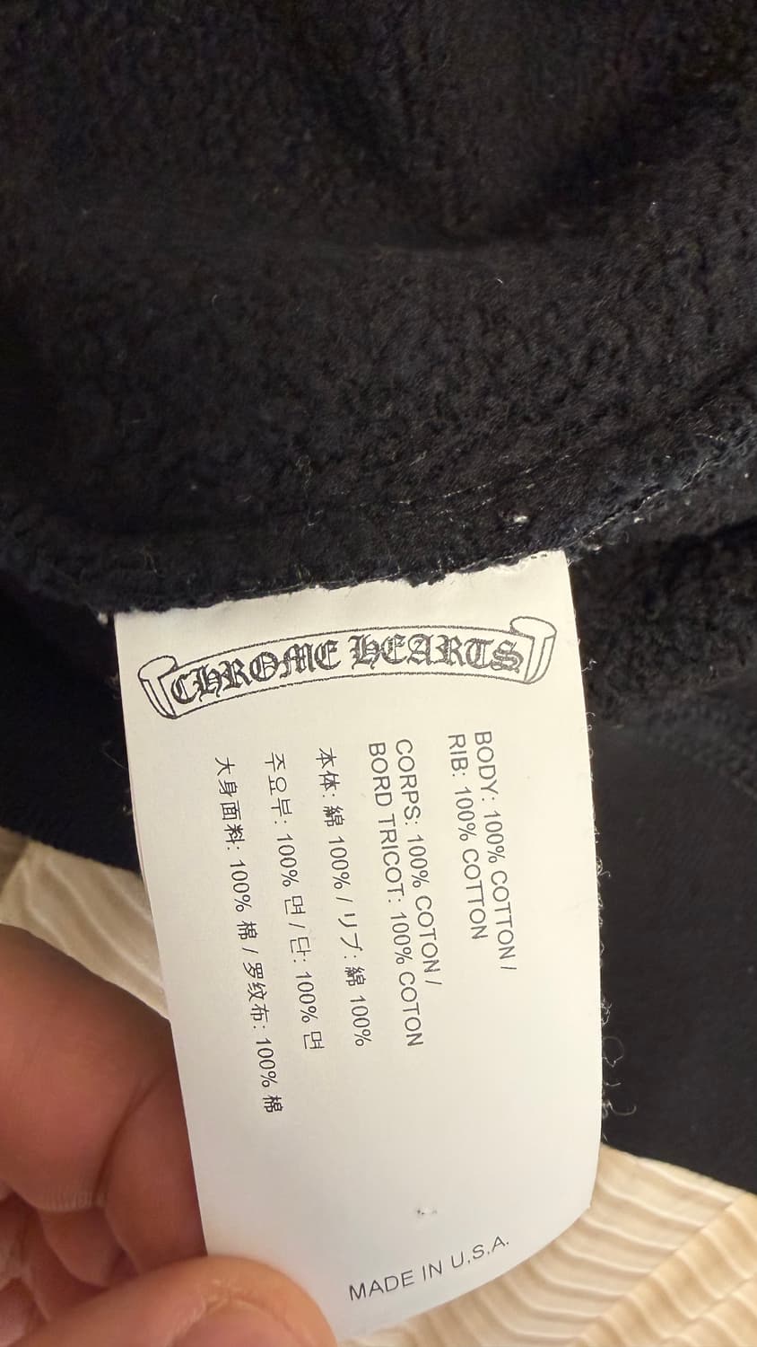 [XL] 크롬하츠 세메터리 헐리우드 맨투맨 블랙 상품이미지9