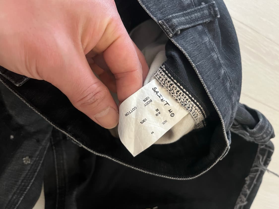 세인트미카엘 플레어 더블니 블랙 M 상품이미지3