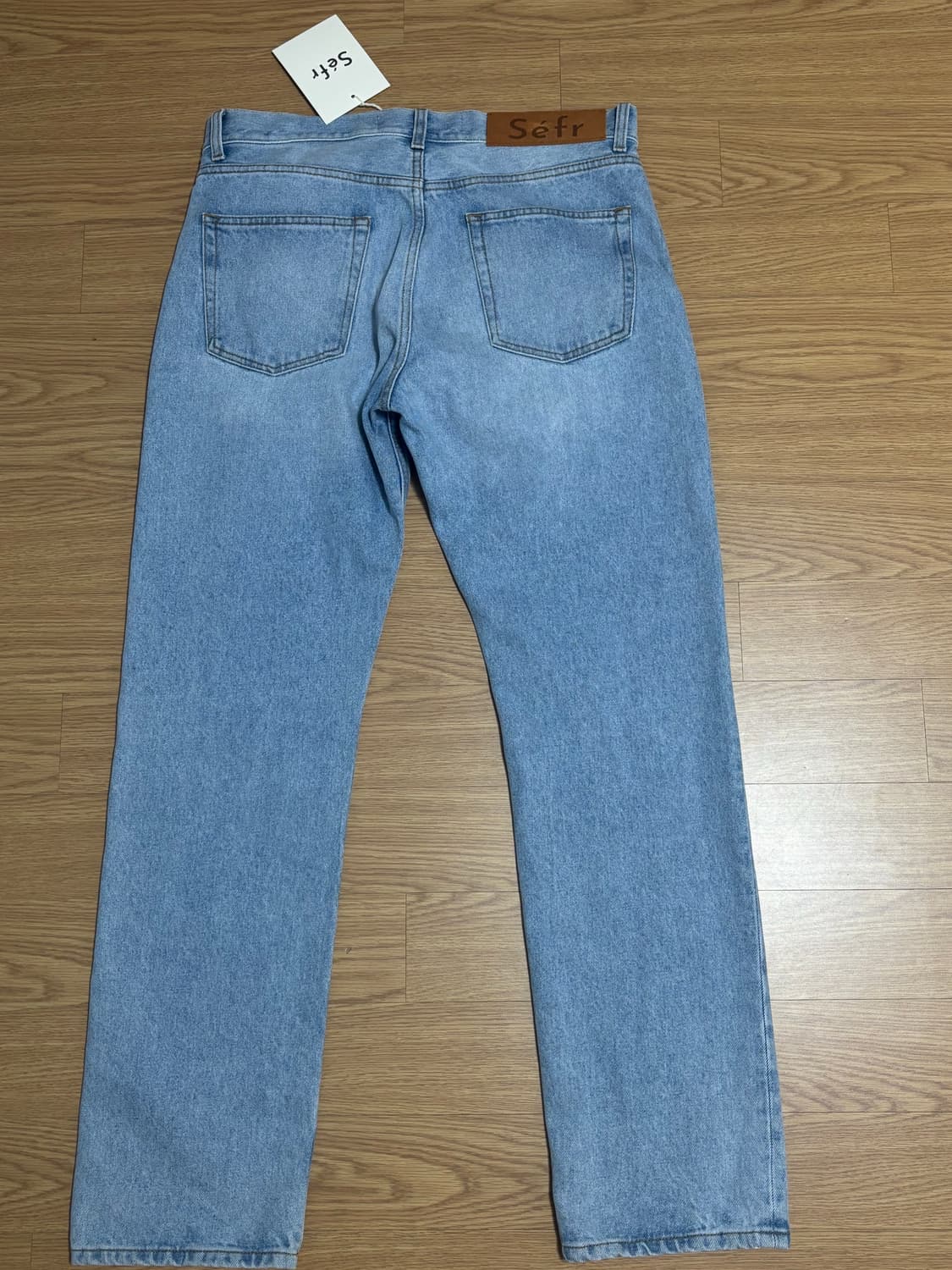 [새상품] Sefr 세퍼 스트레이트 컷 진스 데님 청바지 연청 상품이미지4