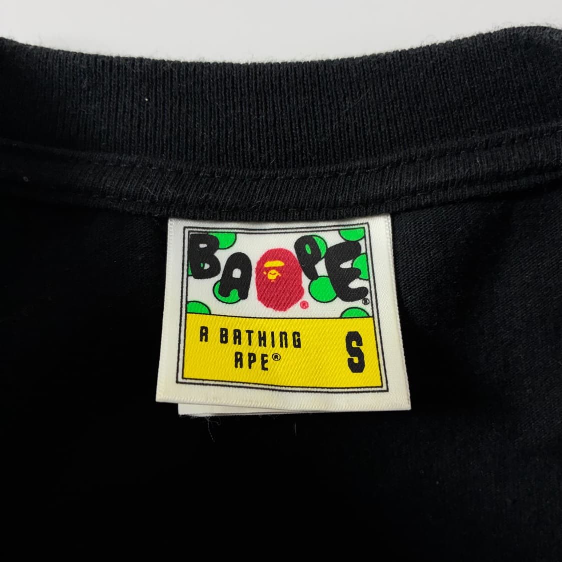 Bape  베이프 카모컬리지 블랙 반팔 티셔츠  상품이미지4