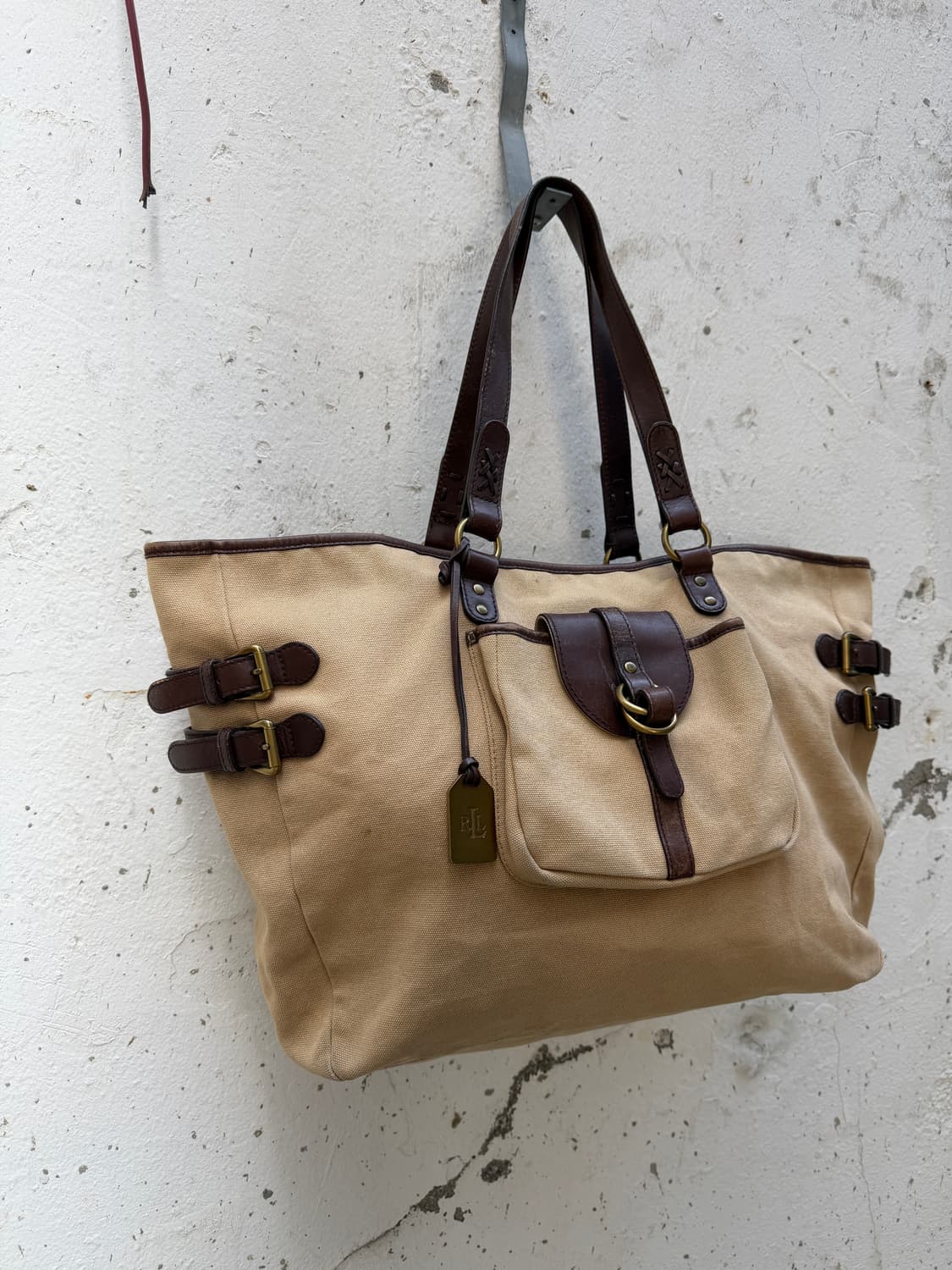 LAUREN RALPH LAUREN CANVAS TOTE 폴로 토트백 상품이미지4