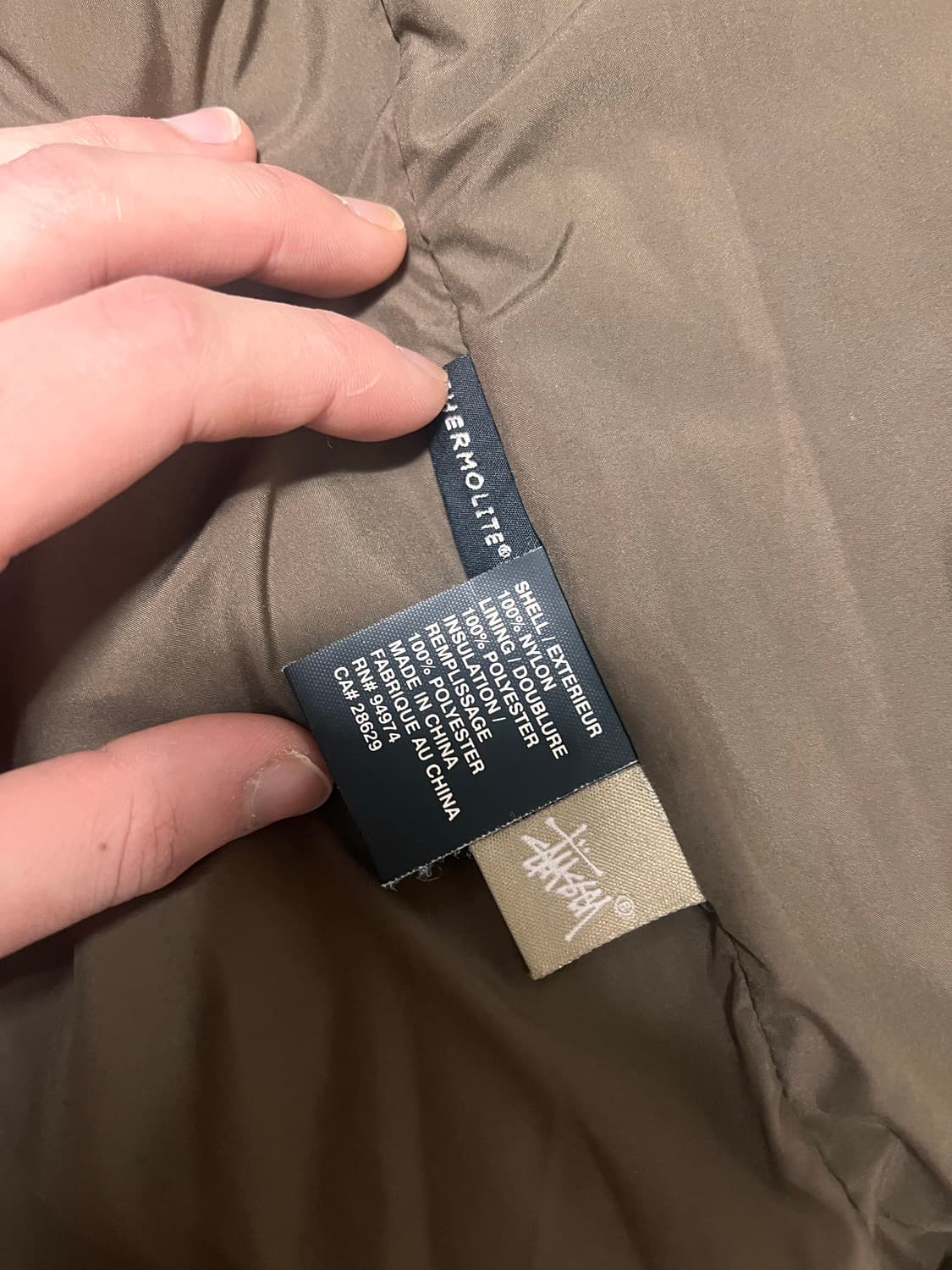 스투시 Authentic Gear 패딩 상품이미지5