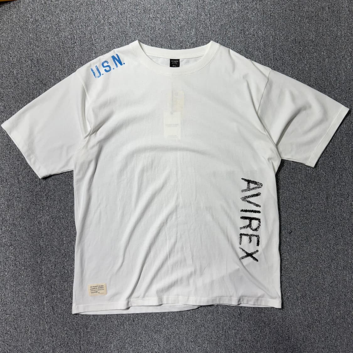 아비렉스 티셔츠 화이트 ( XXL/OLD-7566 ) 상품이미지1