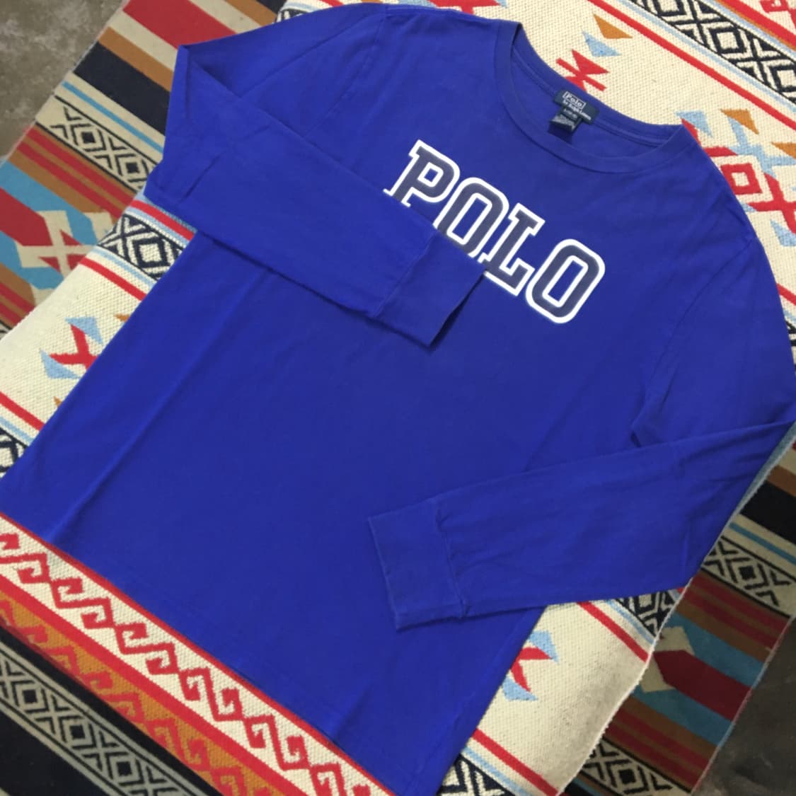 폴로랄프로렌 POLO 프린팅 블루 롱 슬리브 여성 66 사이즈 상품이미지2