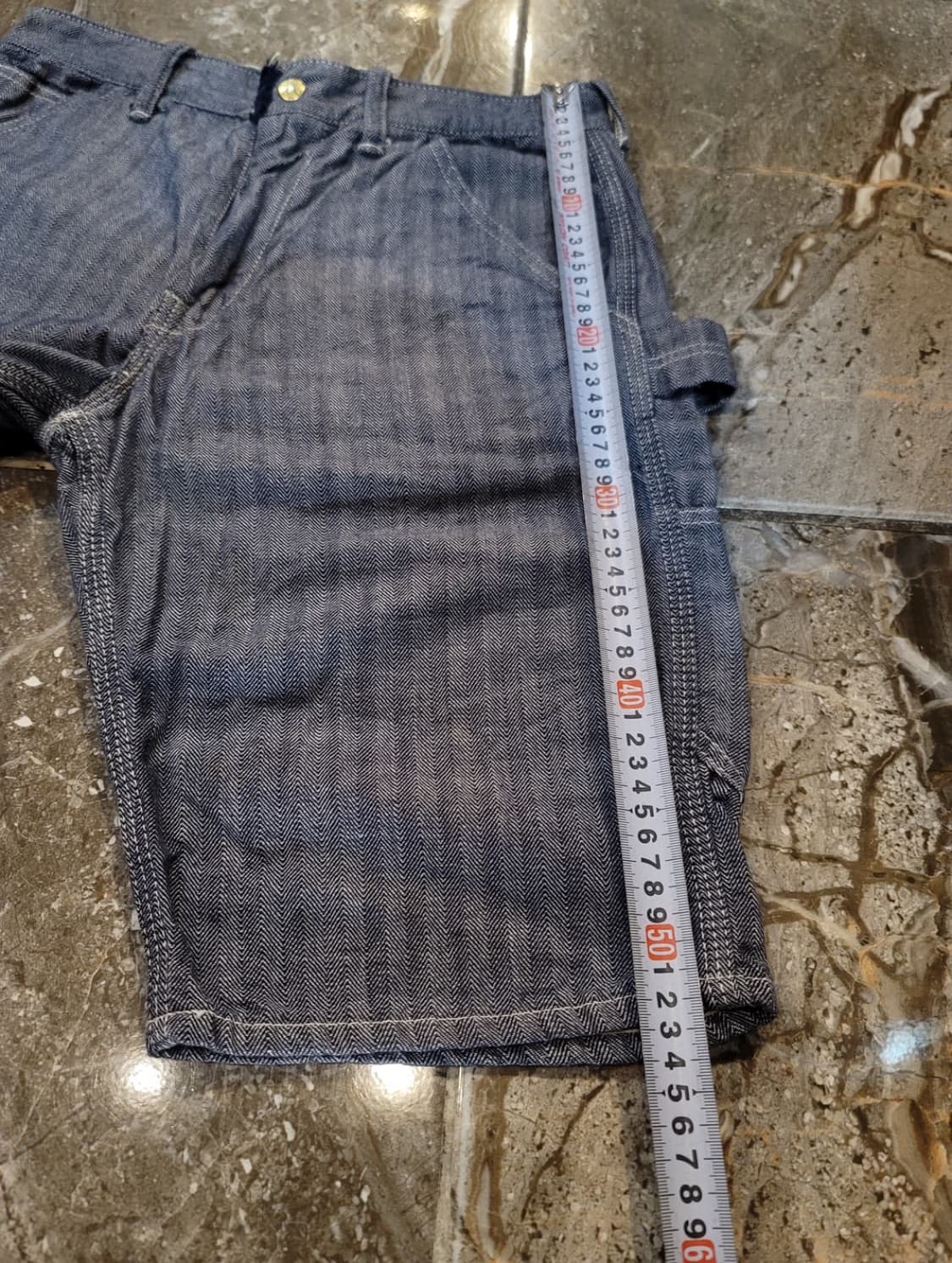 리얼맥코이 헤링본 카펜터 하프팬츠 상품이미지9