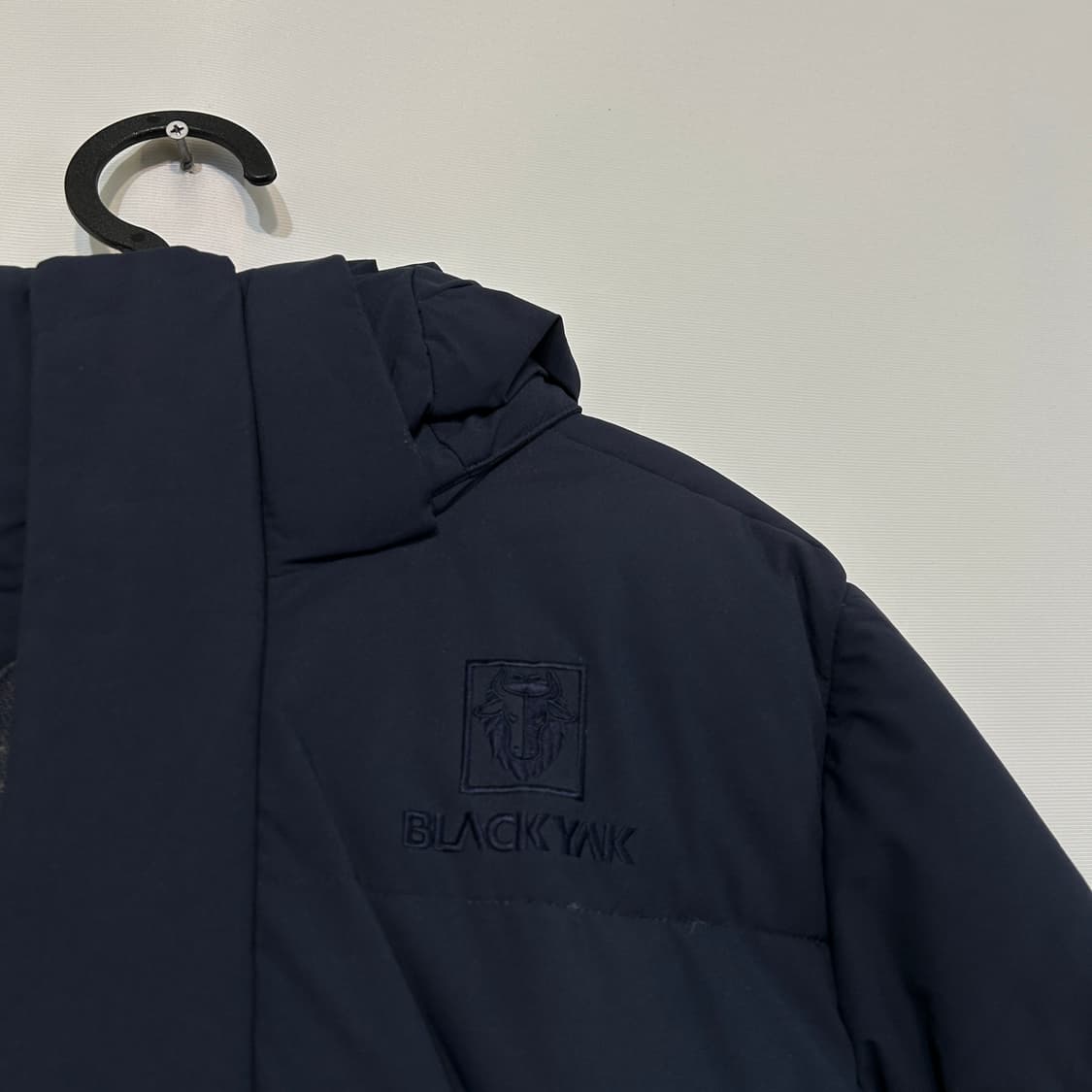 블랙야크 남성 구스다운 롱패딩 95 네이비 상품이미지2