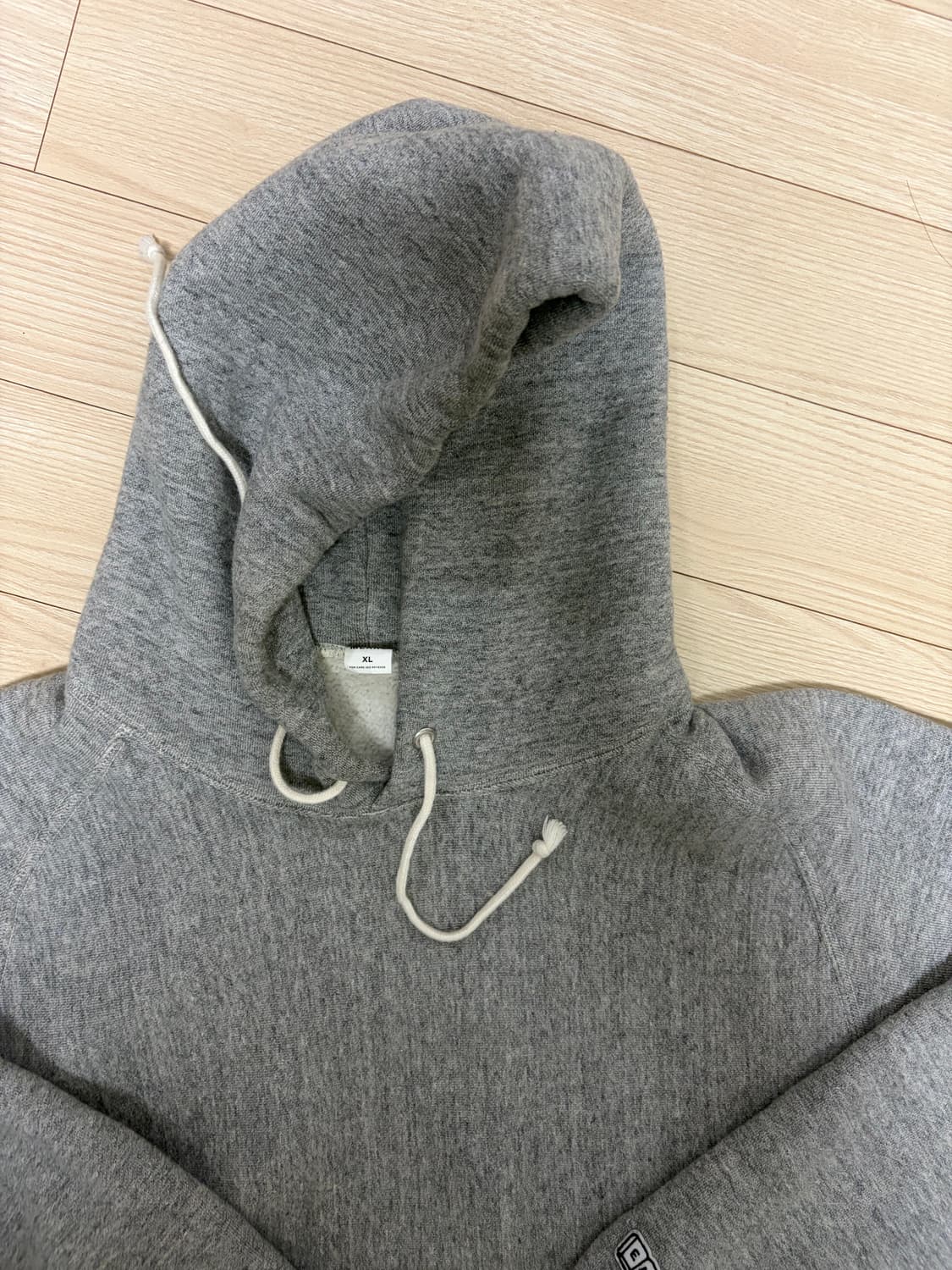 ends and means 그레이 후드티 상품이미지2