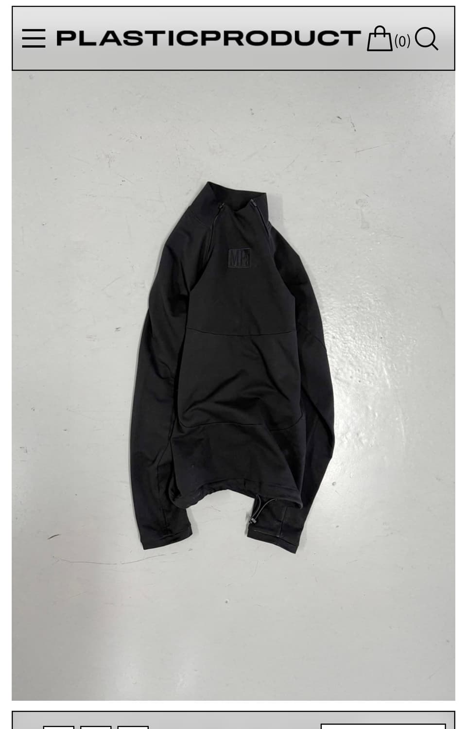 MPa SOFT-SHELL HALF ZIP (BLACK) 상품이미지1