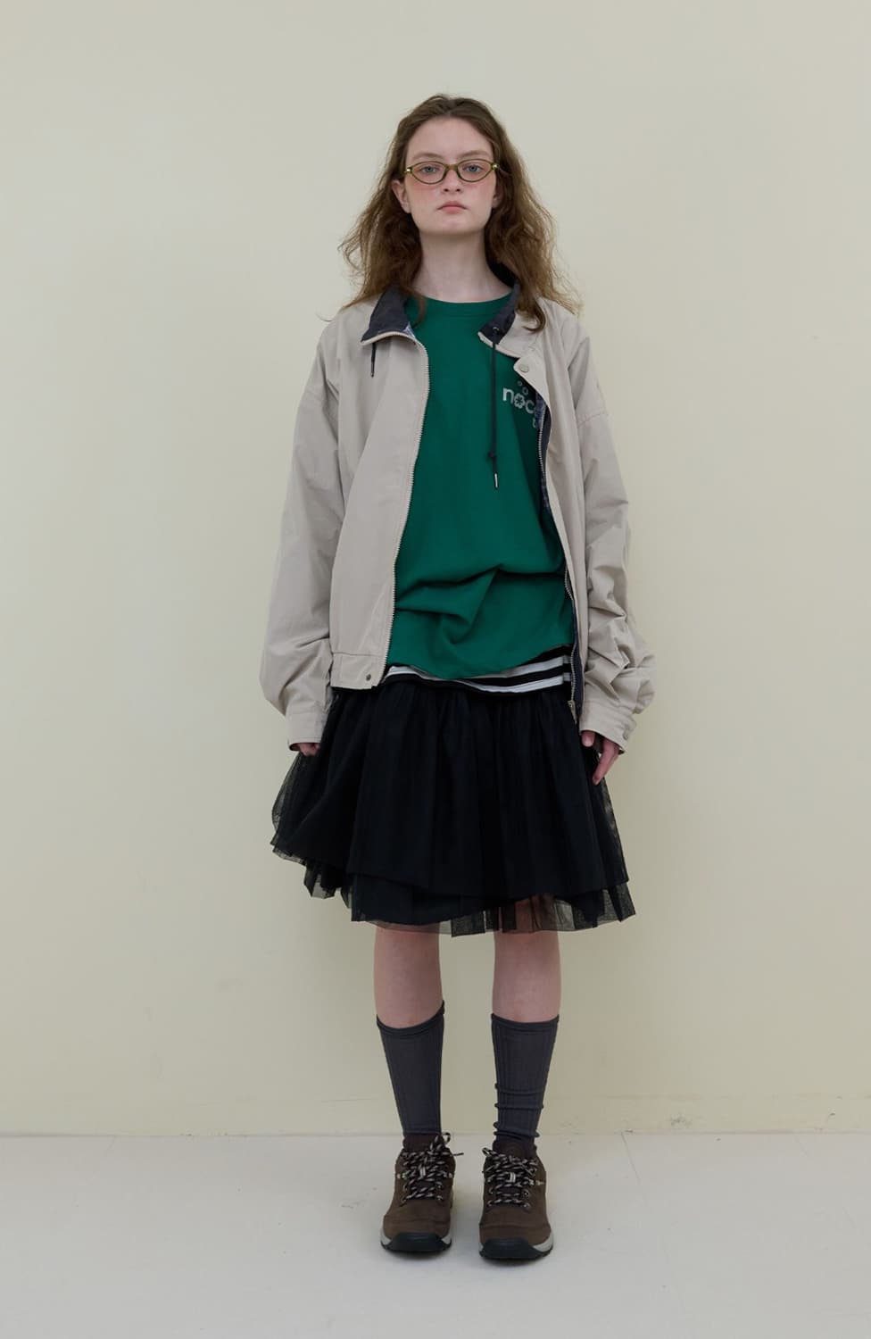 노컨텐츠 166. cotton casual jumper_beige 상품이미지2