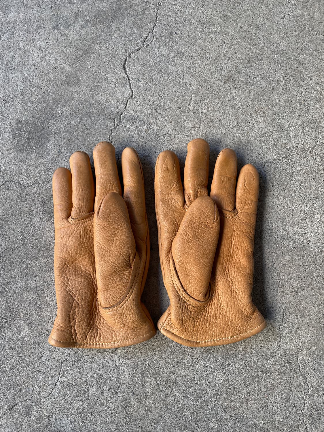Rare!)80-90s Carhartt Deer Skin  Gloves 상품이미지7