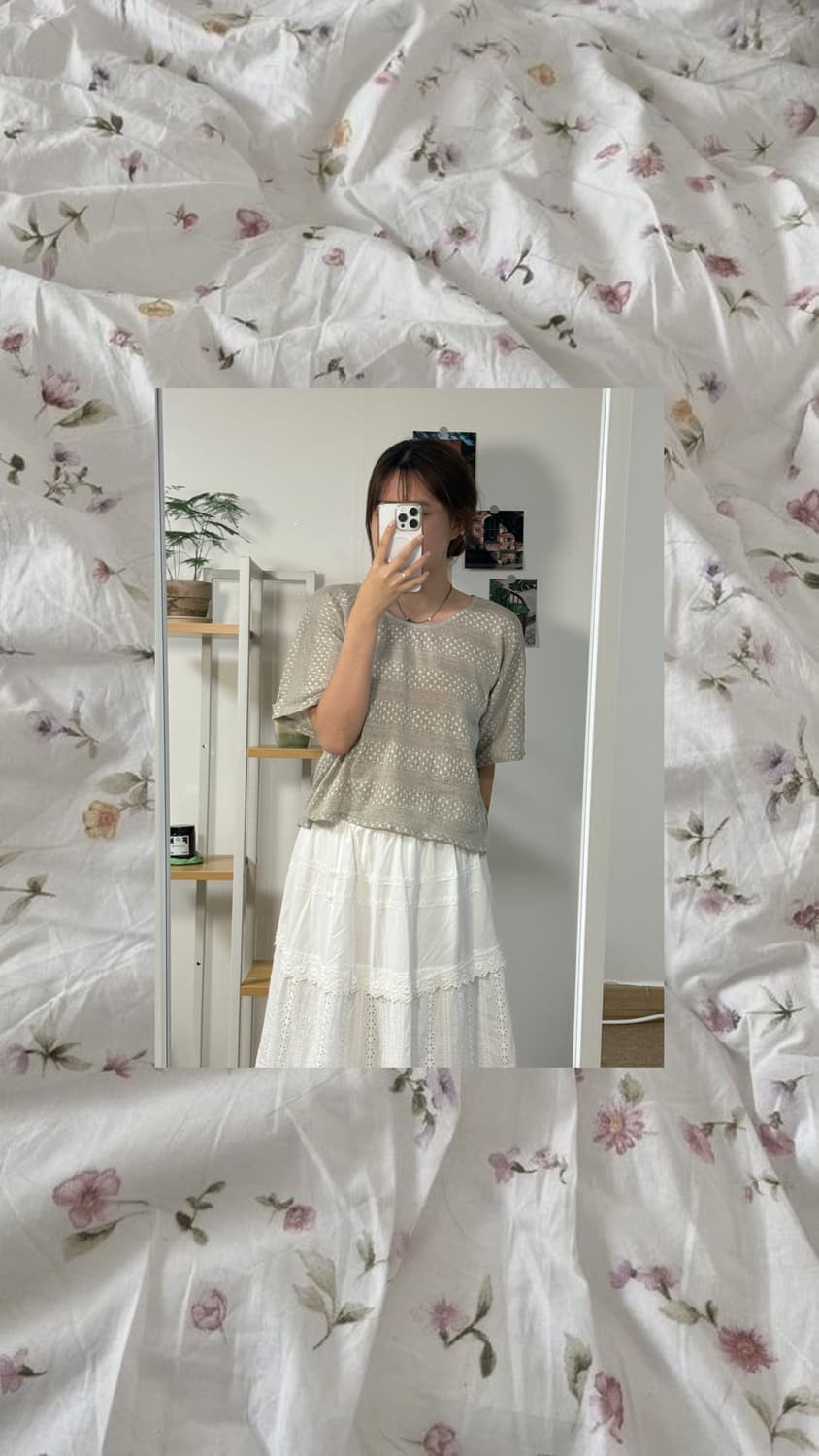 mute green dot blouse 상품이미지1