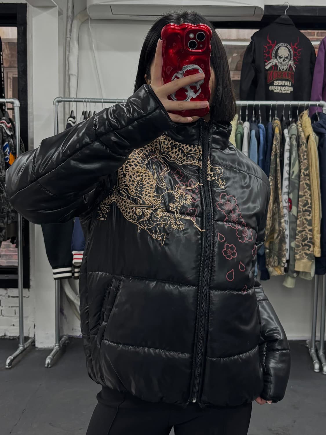 Satori 사토리 오리엔탈 드래곤 패딩 상품이미지4