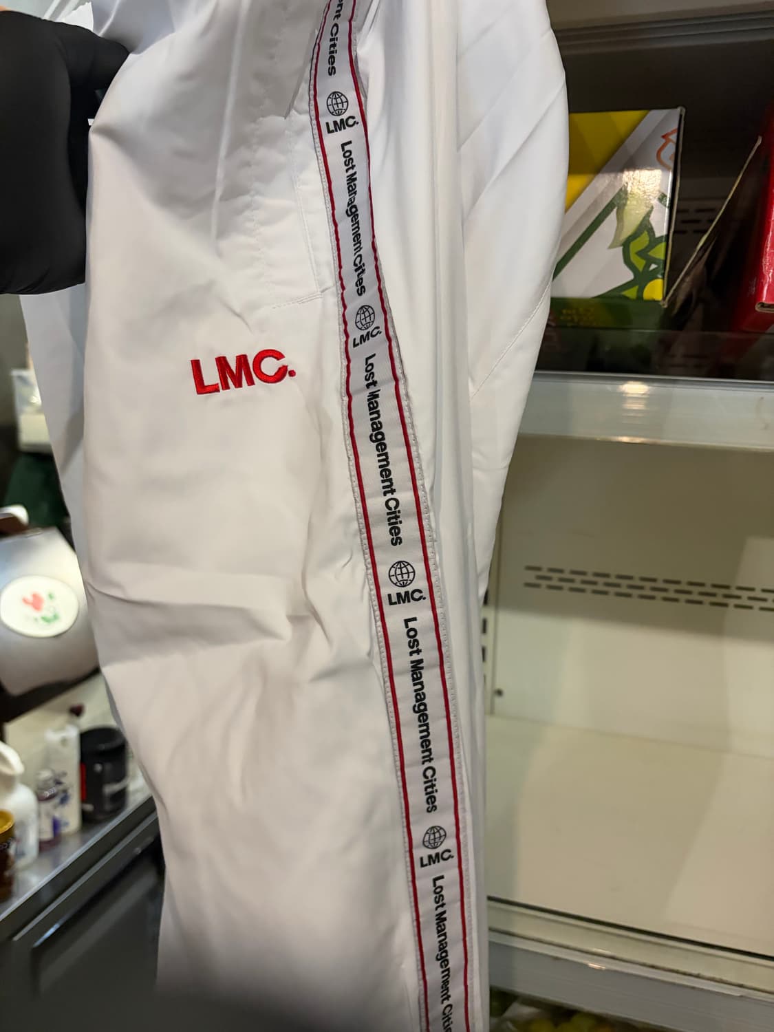 LMC 트랙팬츠 화이트 M 상품이미지5