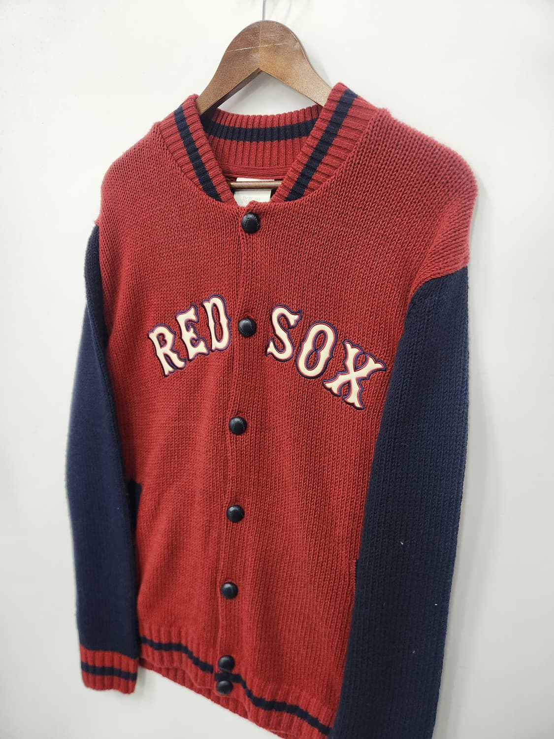 MLB redsox 레드 니트자켓 상품이미지3