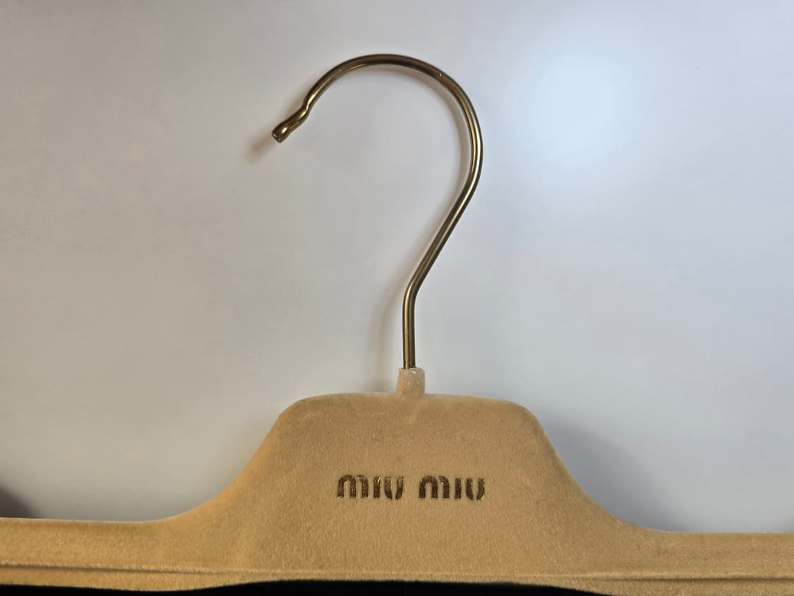 새제품] 미우미우 플리츠 로우라이즈 미니 스커트 22SS 상품이미지8