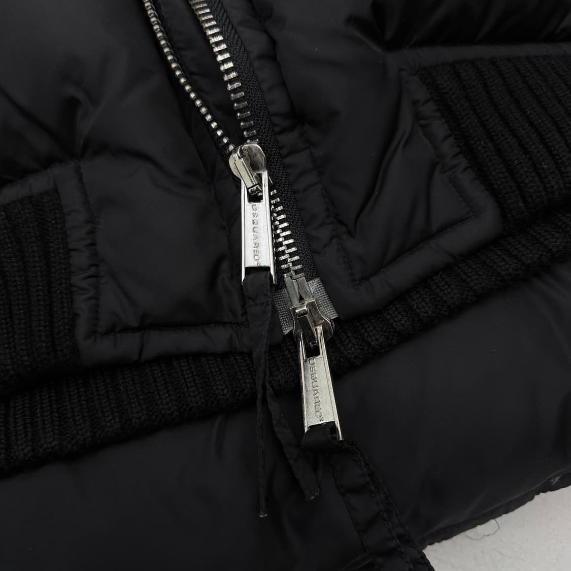 디스퀘어드 콜마이너 라쿤퍼 숏패딩 블랙 상품이미지6