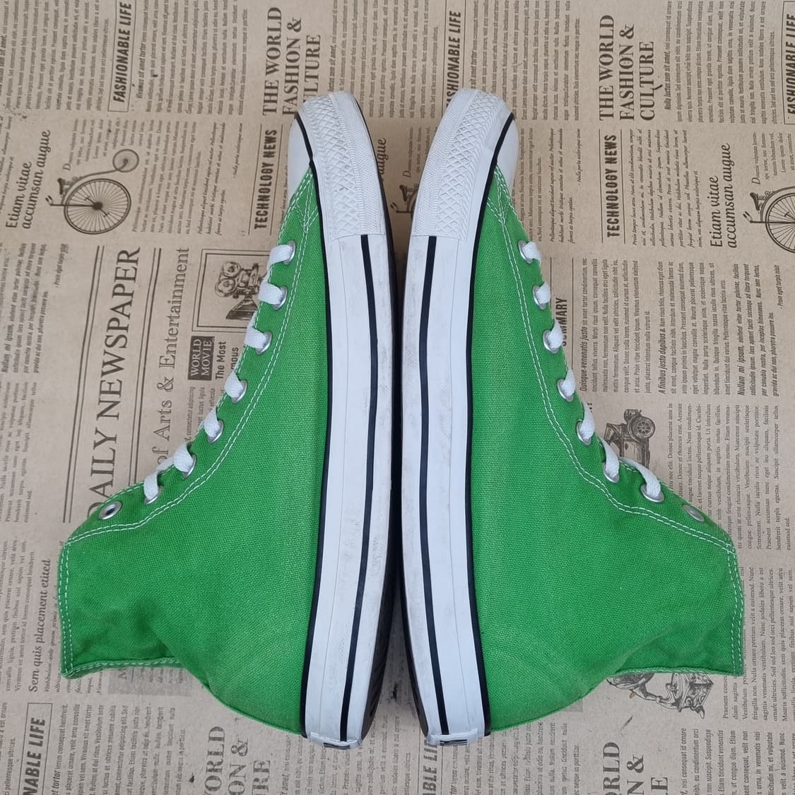 컨버스 척테일러 그린 남성 하이탑290 상품이미지5