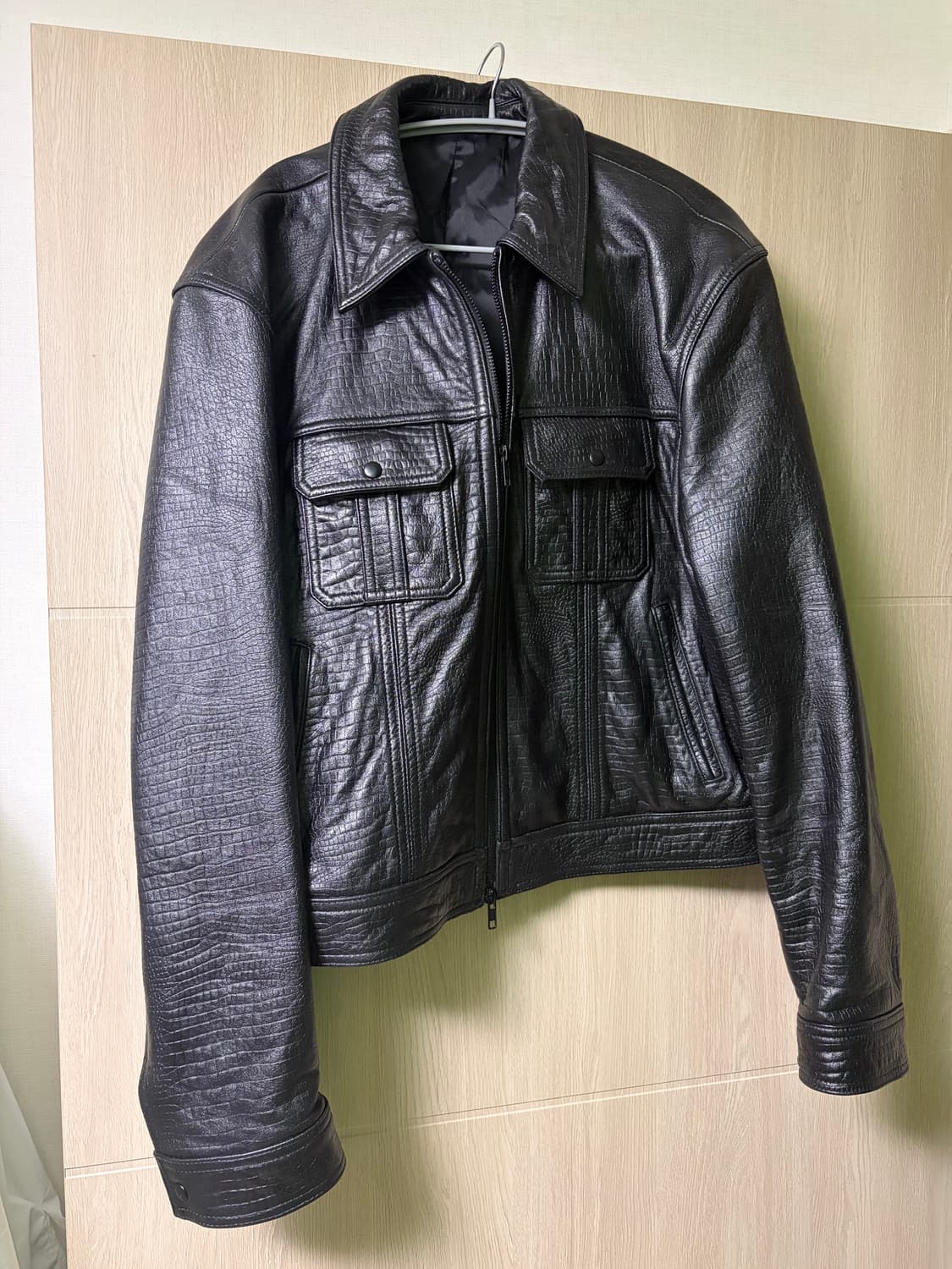 [48] 엘무드 카이만 램스킨 트러커 자켓 상품이미지2