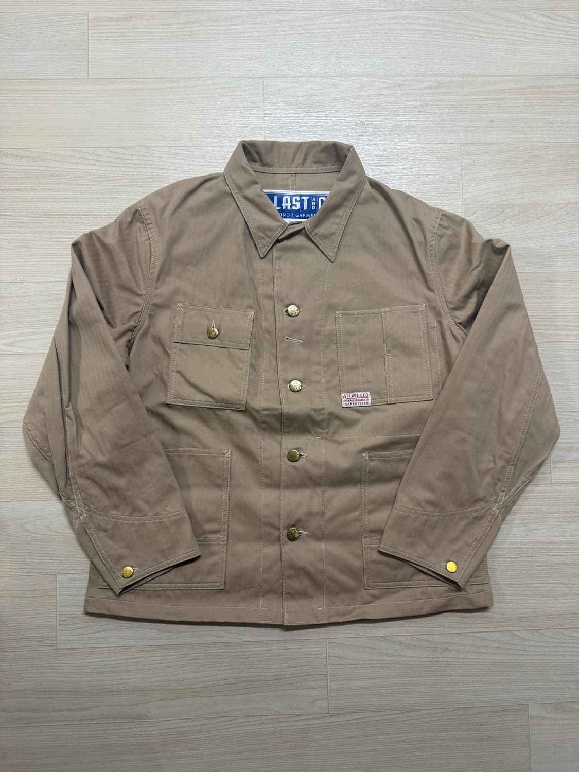 타임원클로딩 at last&co 커버올 자켓 44사이즈  상품이미지1