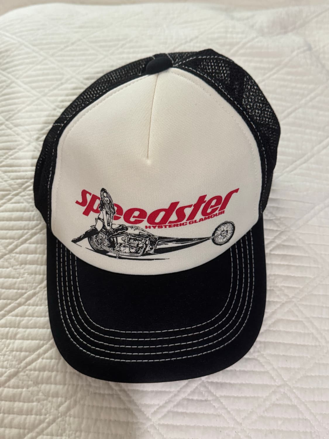 히스테릭글래머 스피드스터 메쉬 캡 블랙 상품이미지1