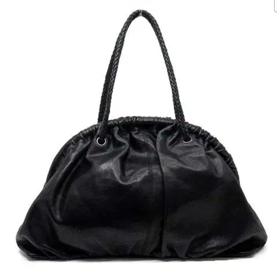 유르겐 렐 가마구치 고트스킨 숄더백 꼼데 요지 스타일 상품이미지1