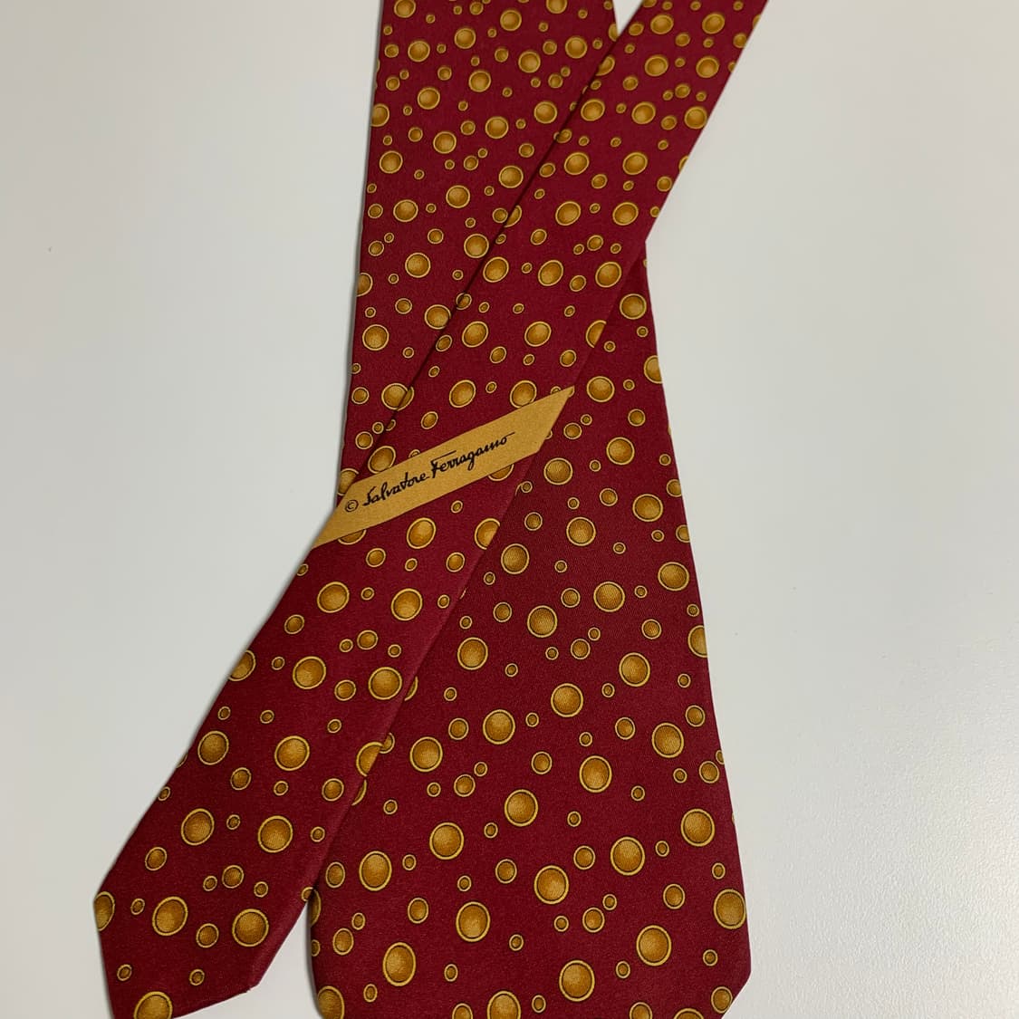 살바토레 페레가모 명품넥타이 100실크 최상급 9cm 상품이미지4