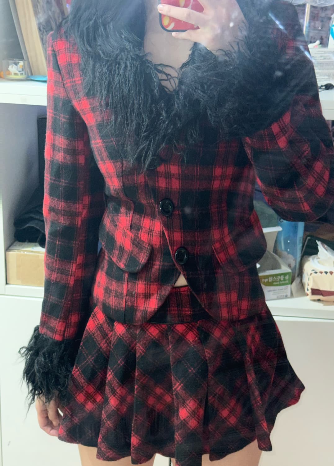 중국브랜드 중브 자켓+스커트 셋업 (착샷있음) 상품이미지2