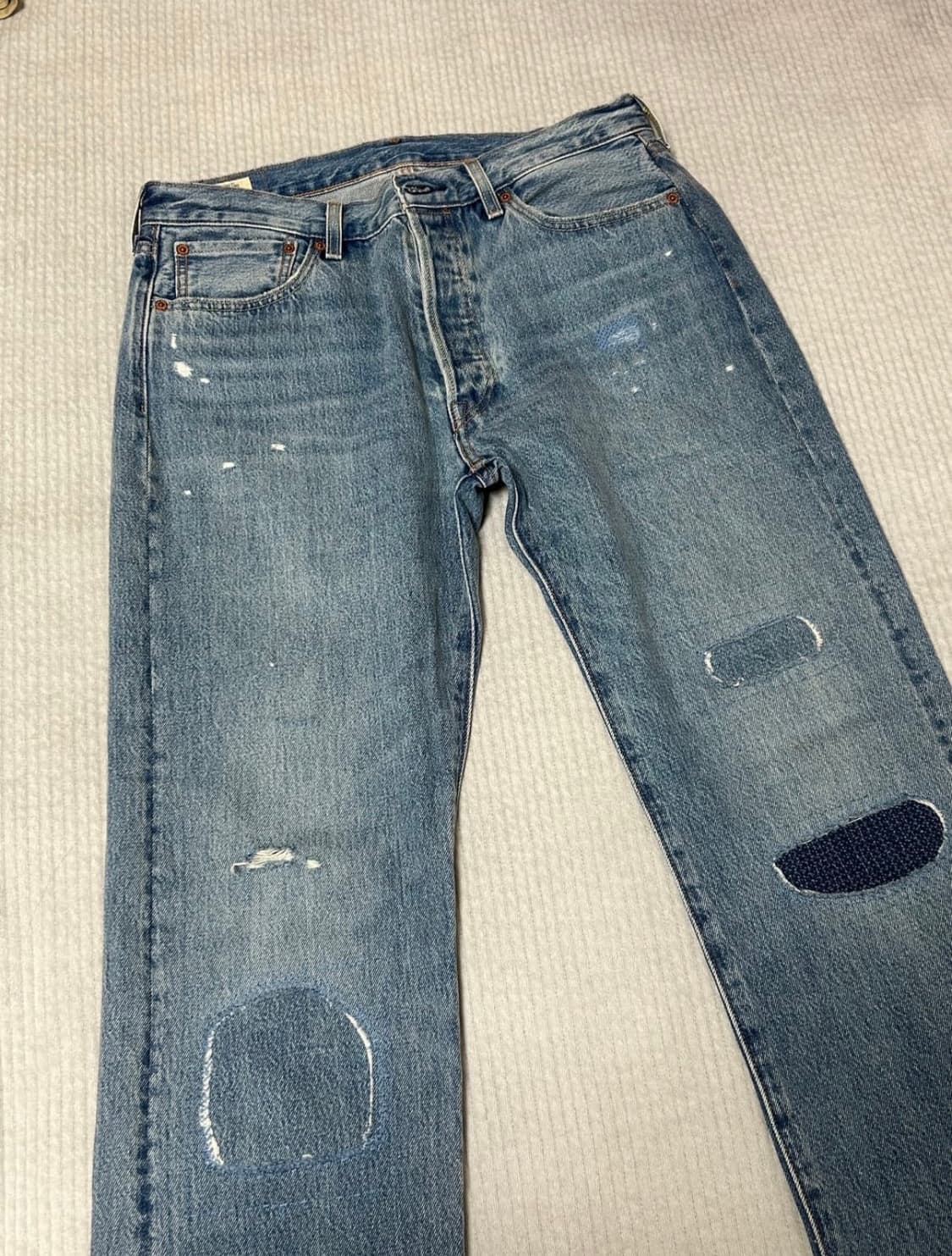 리바이스 LEVIS 501 패치워크 데님 팬츠 32 상품이미지1