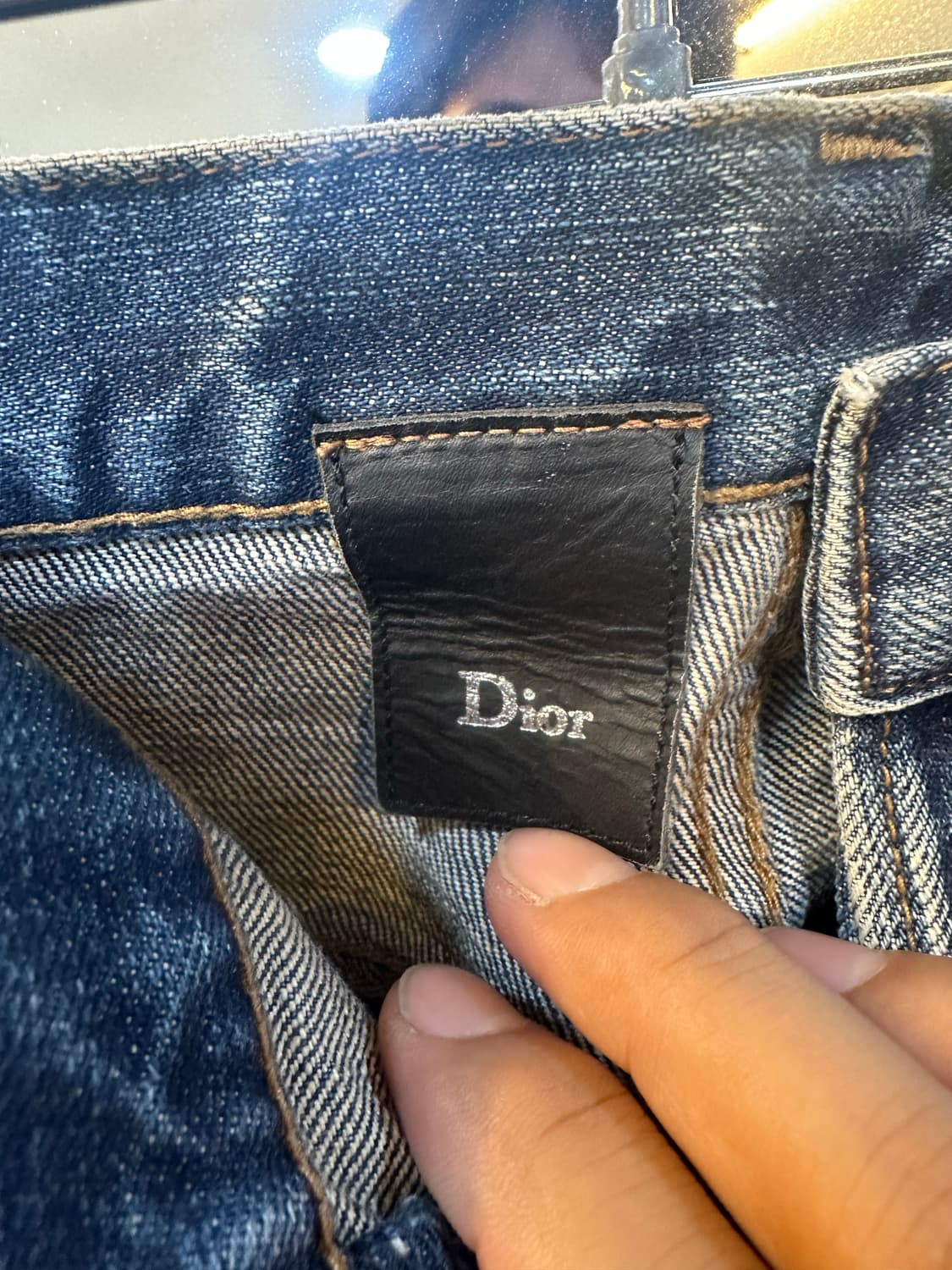 디올 데님워싱 팬츠 상품이미지3