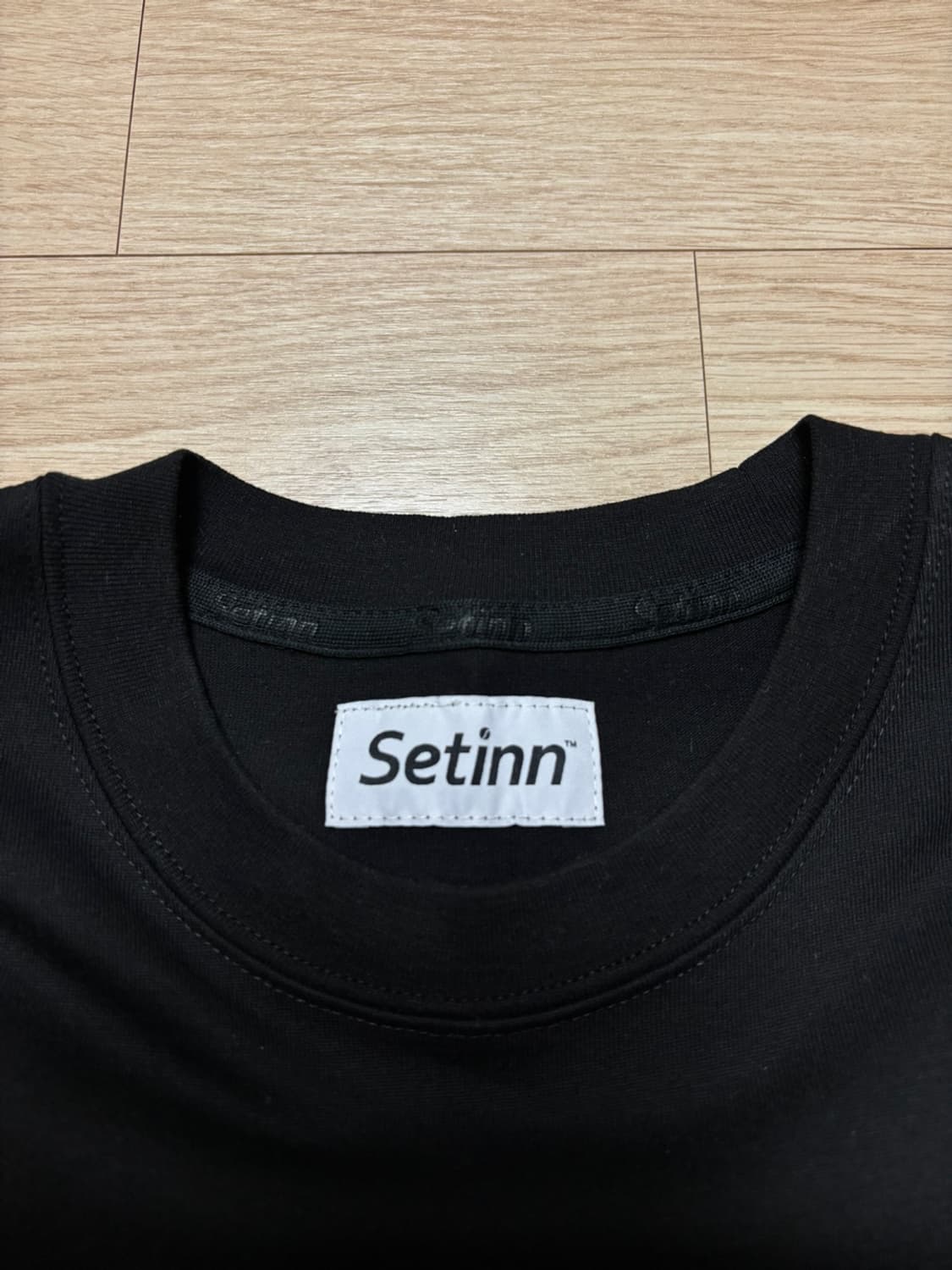 Setinn 세트인 Bshop 별주 로고 티셔츠 블랙 L 상품이미지4