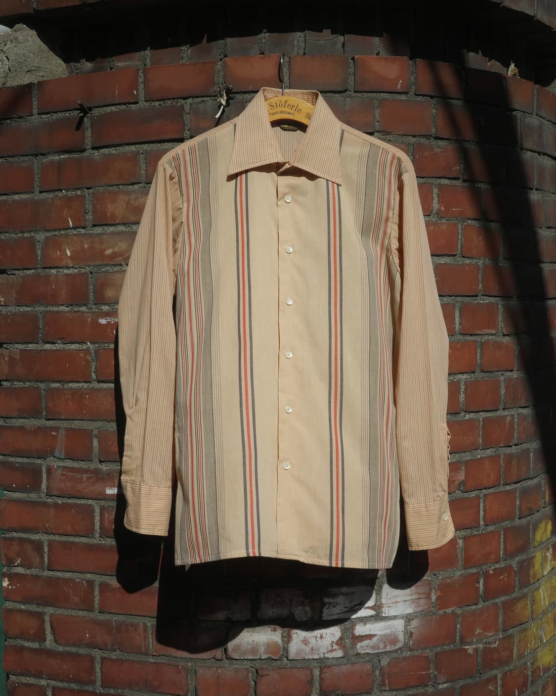 60s Baracuta by Van Heusen 스트라이프 드레스 셔츠 상품이미지1