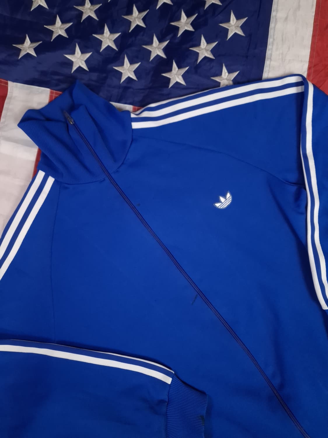 오리지날 80's 서독제 일본판 블루 트랙탑져지 상품이미지2