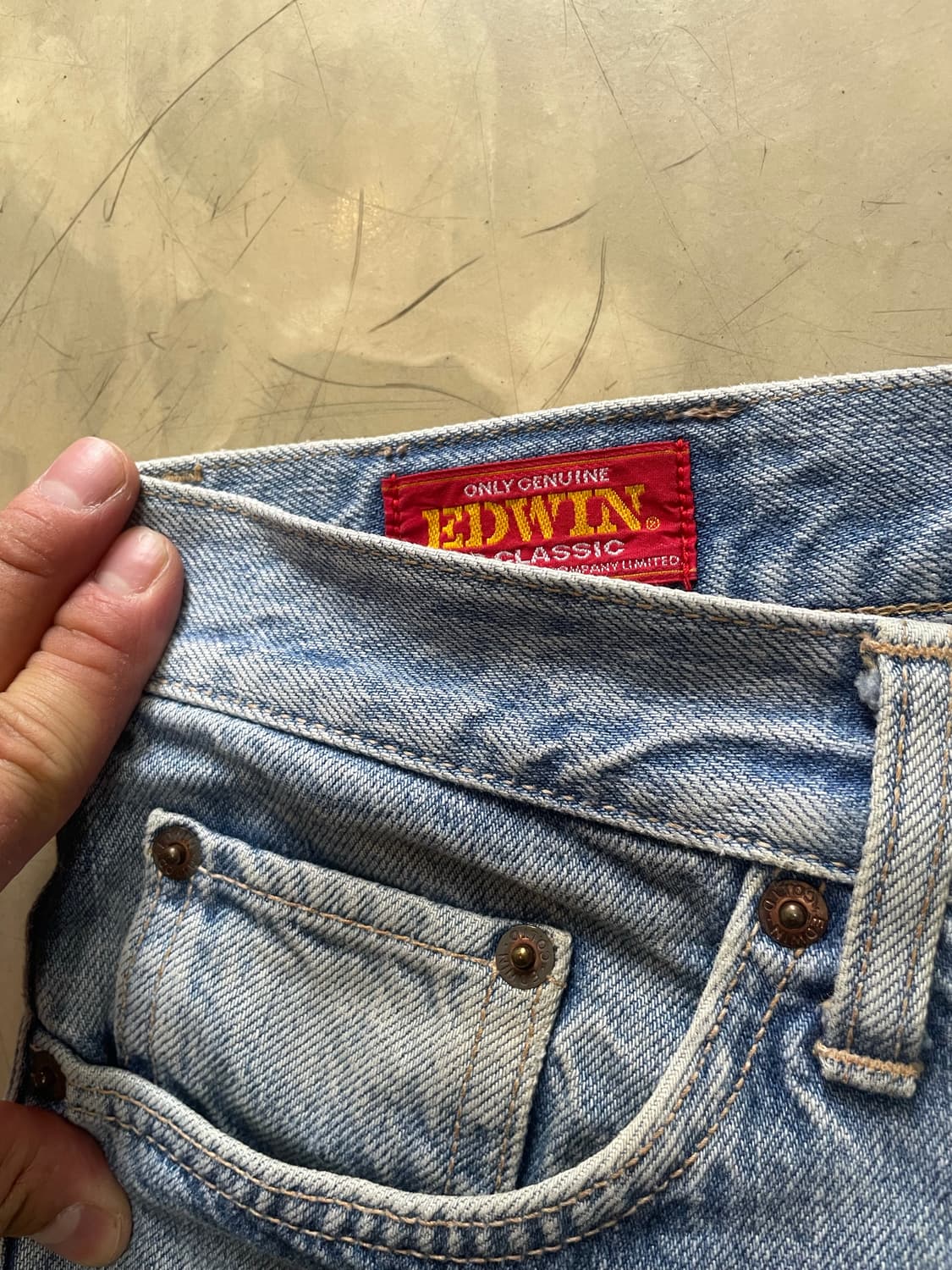 EDWIN 에드윈 made in japan 데님팬츠 33 상품이미지4