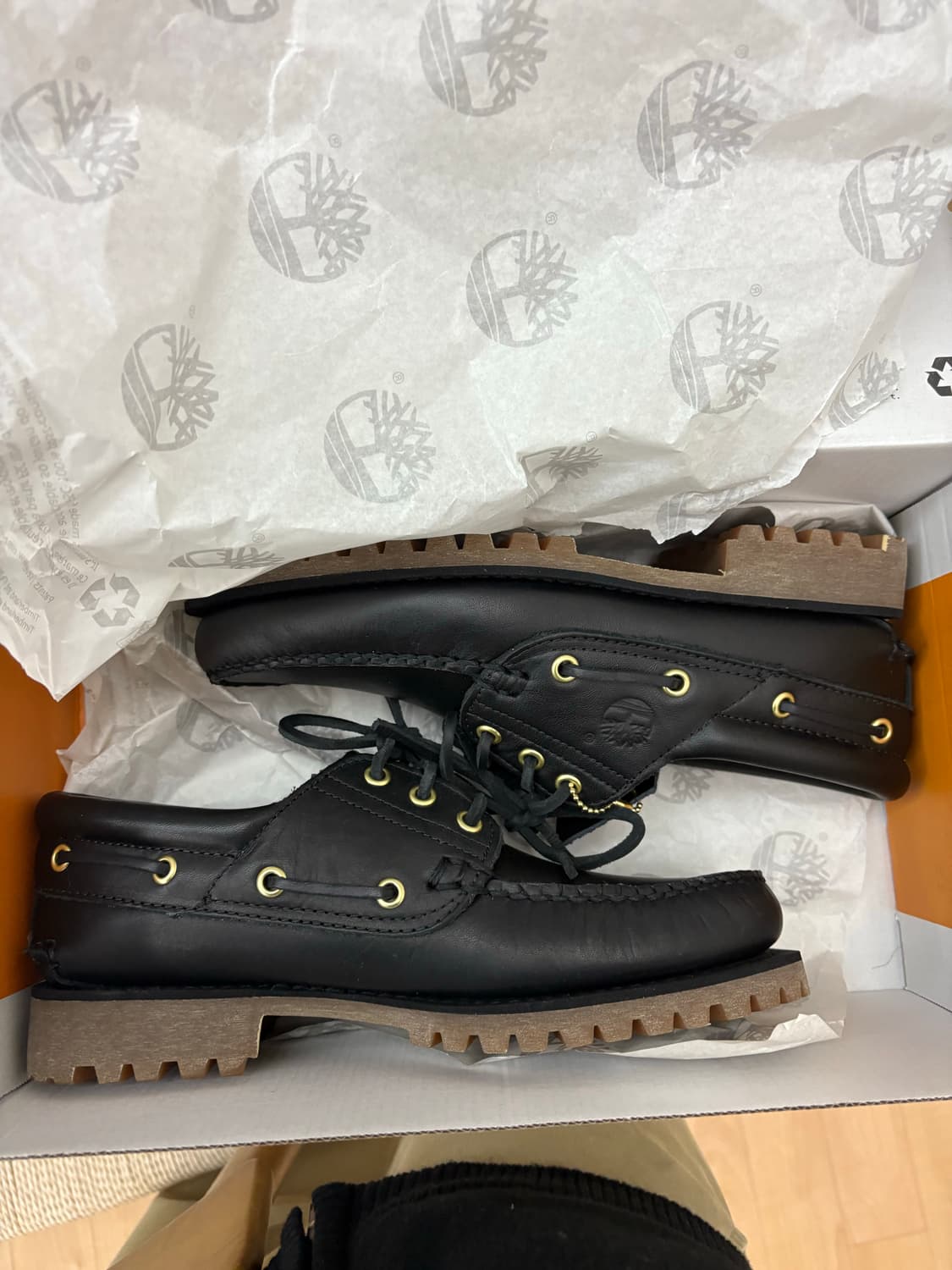 팀버랜드 어샌틱 보트슈즈 블랙 상품이미지1