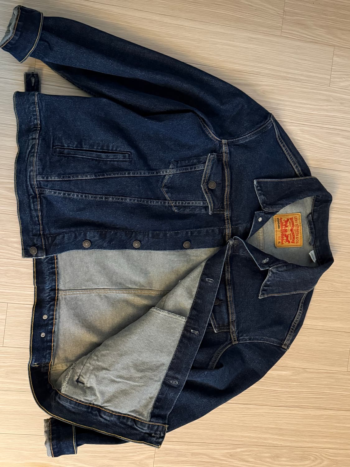 리바이스 오리지널 트러커 자켓 다크 인디고  상품이미지1