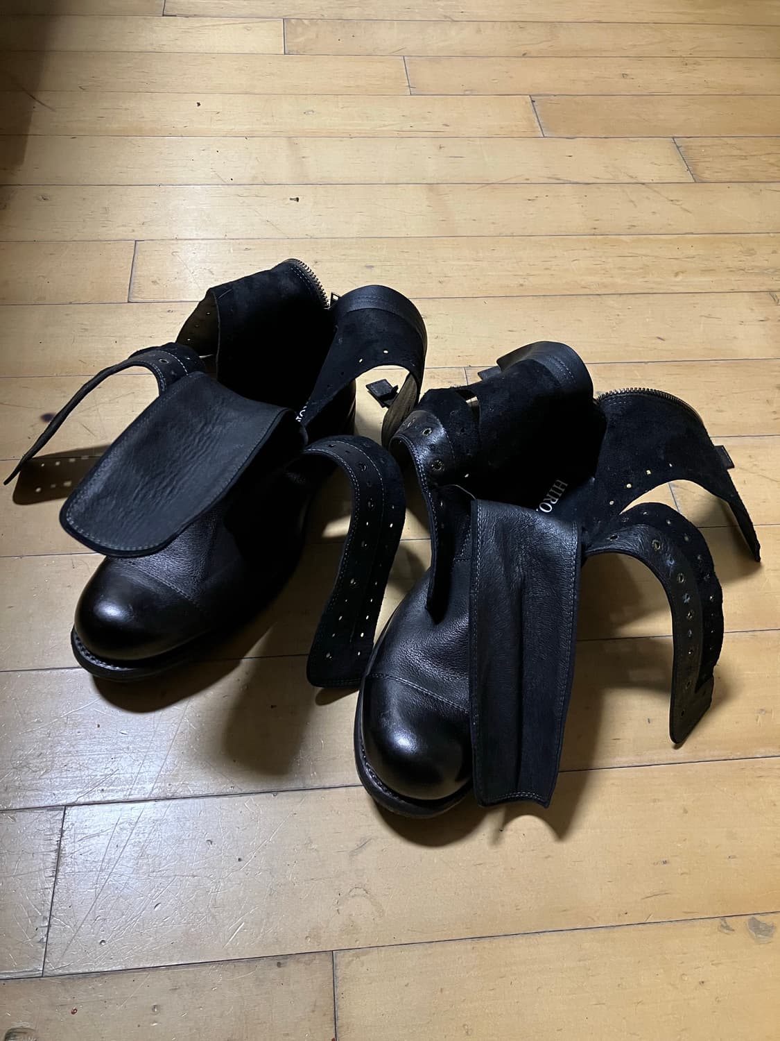 Hiromu takahara 로엔 트리플 레이스업 컴뱃 부츠  270 상품이미지3