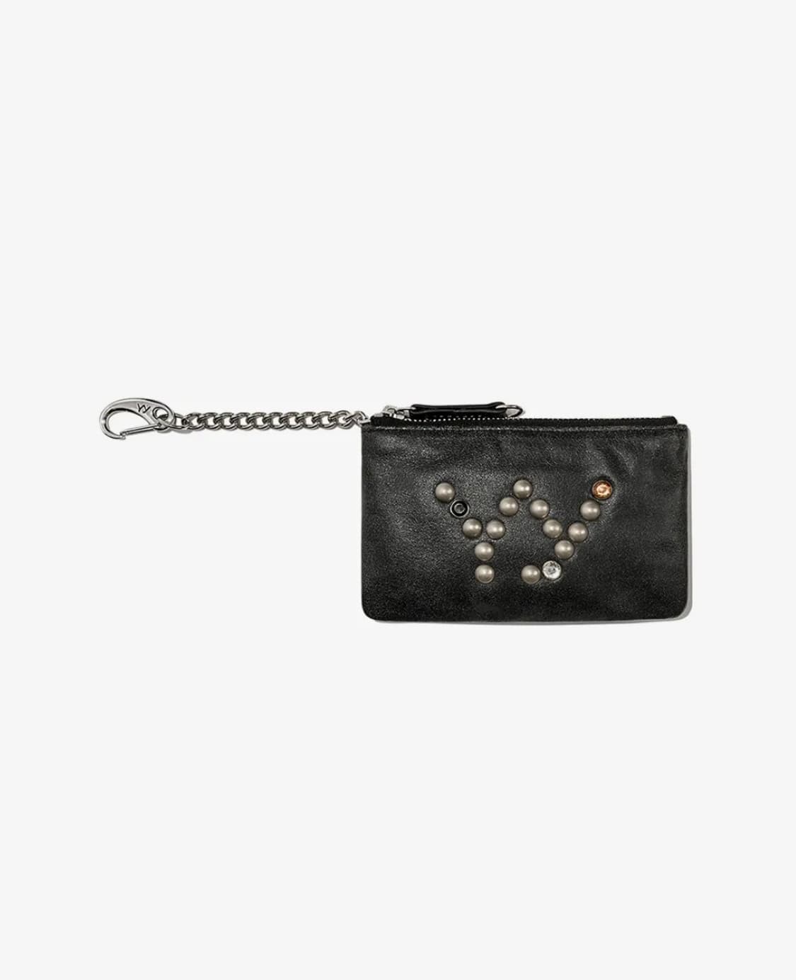 OPEN YY / STUD CHAIN WALLET (BLACK) 상품이미지2