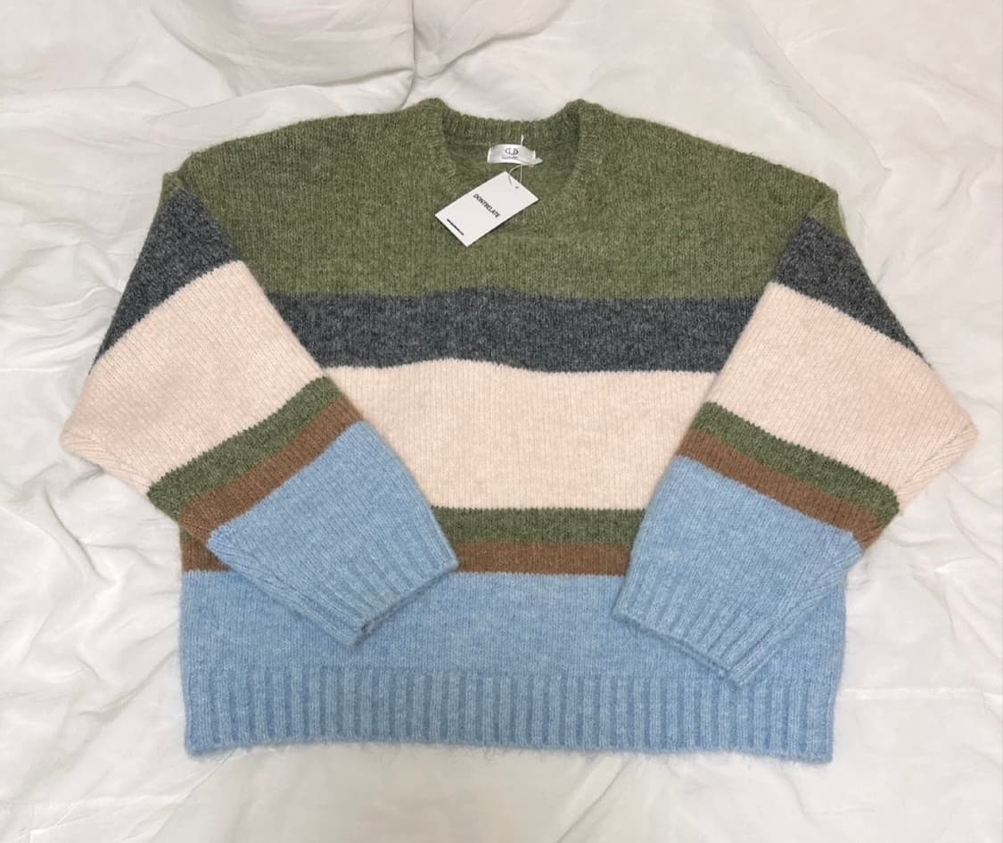 [새 상품] 돈비레잇 스트라이프 니트(남녀공용) 상품이미지4