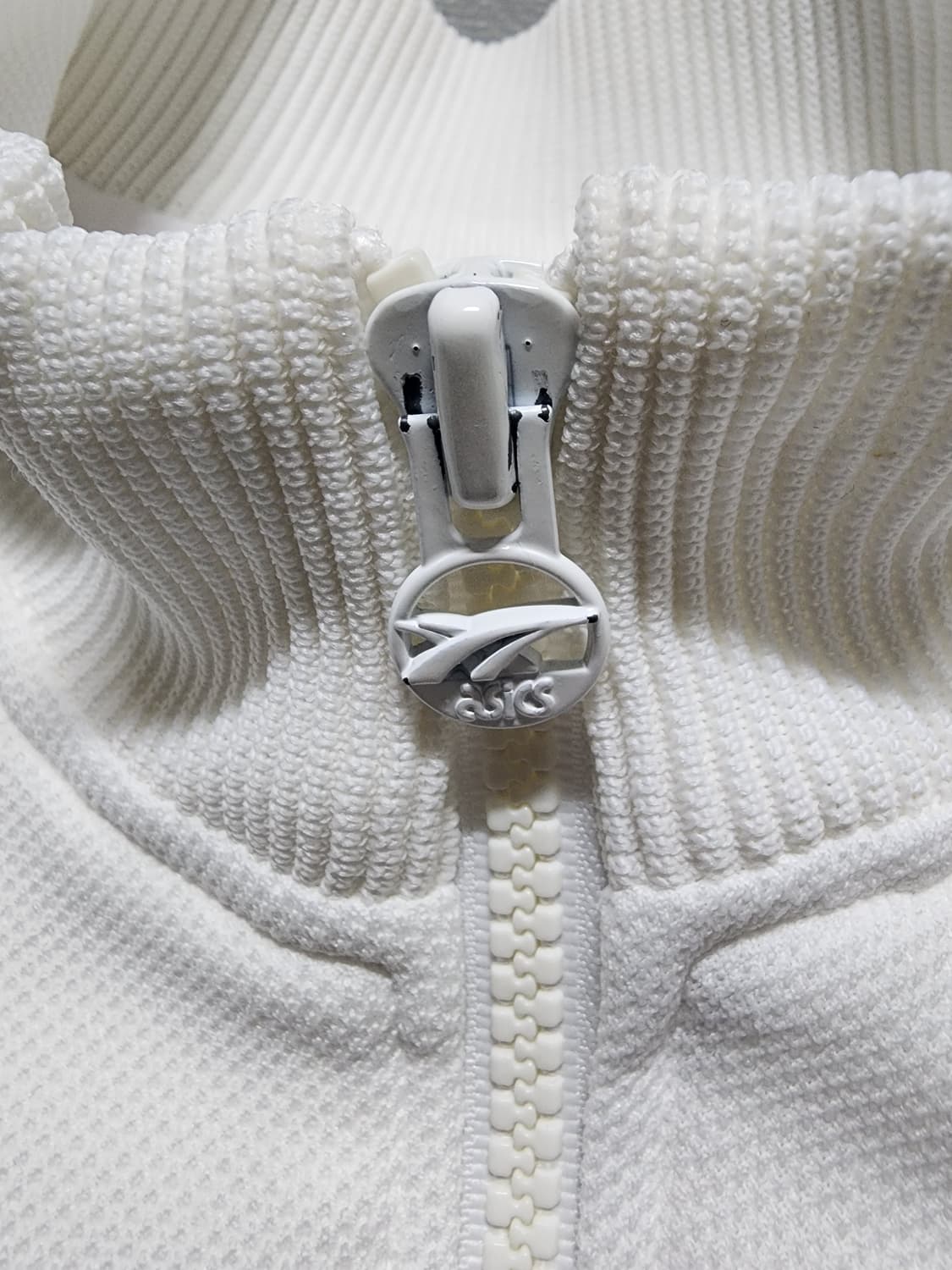 80's 90's 아식스 올드스쿨 화이트 져지 트랙탑 상품이미지8