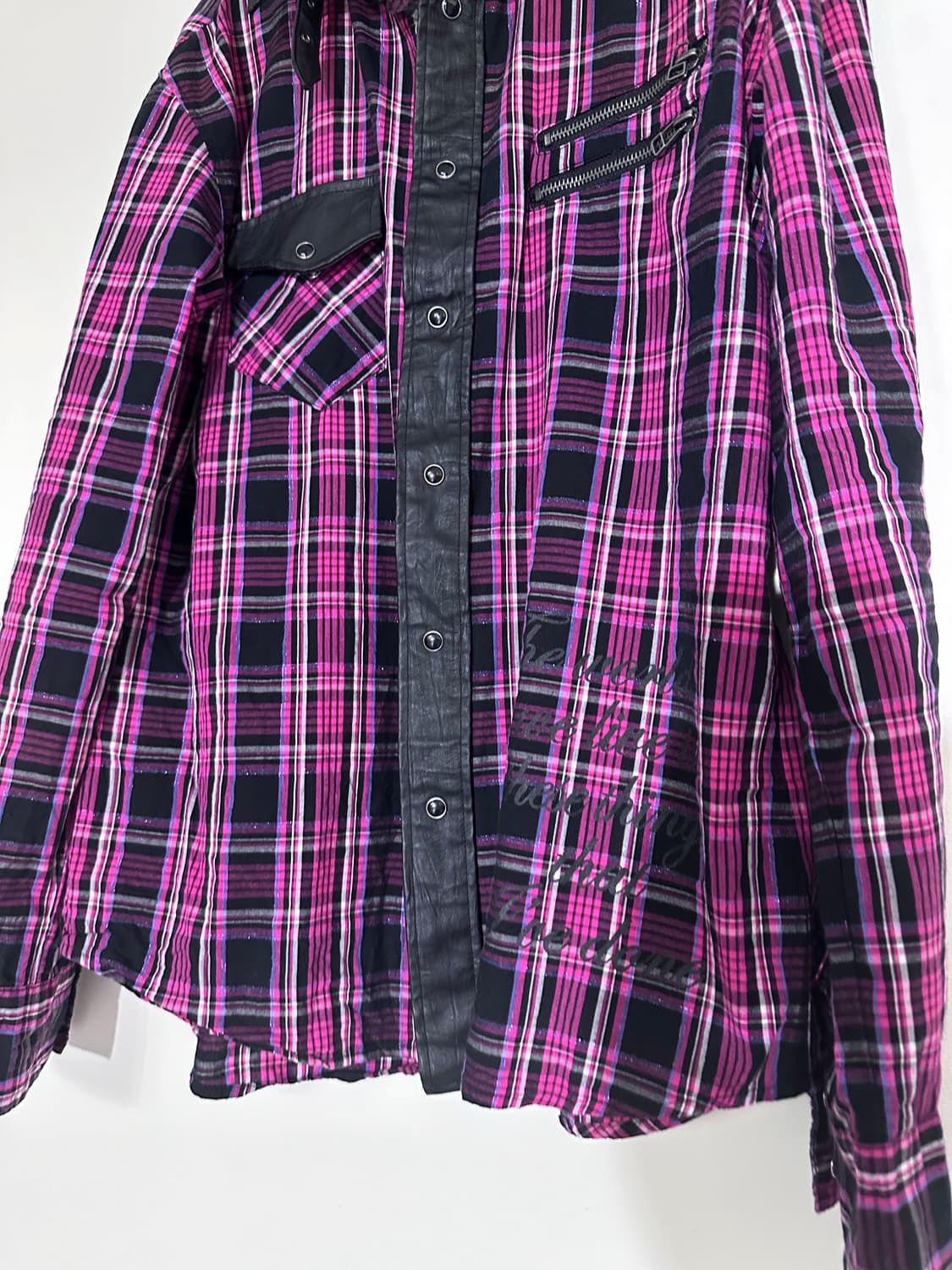 legend detail check shirt 상품이미지5
