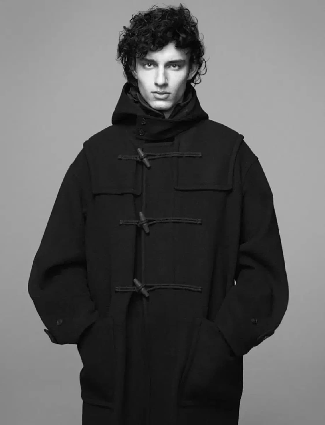 질샌더 x 유니클로 오버사이즈 후디 떡볶이 코트 L size 상품이미지2